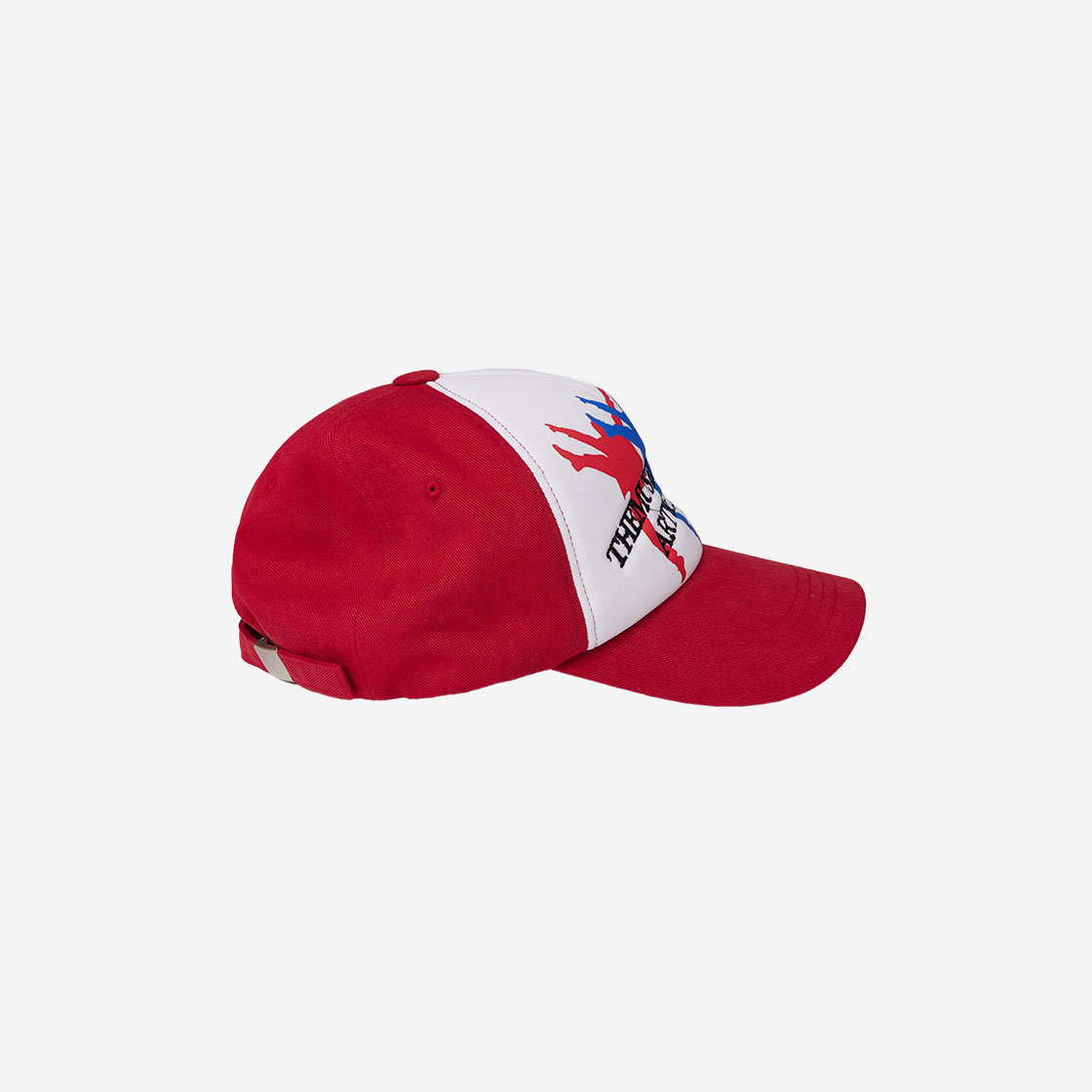 ★THE MUSEUM VISITOR★ ART DANCE LOGO BALLCAP RED 11355 더뮤지엄비지터 아트 댄스 로고 볼캡 레드 | The Museum Visitor