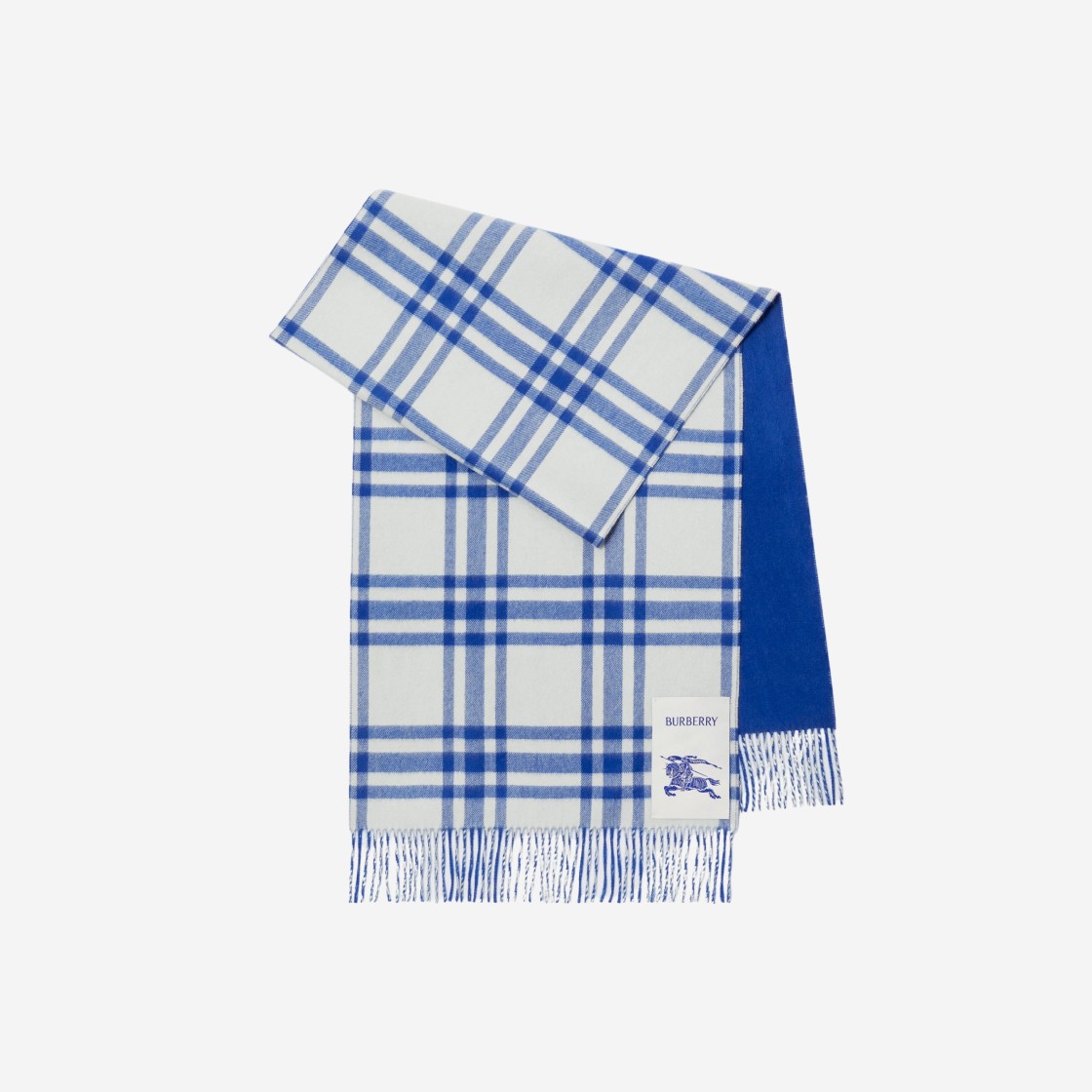 Burberry Check Cashmere Reversible Scarf Knight 상세 이미지 1