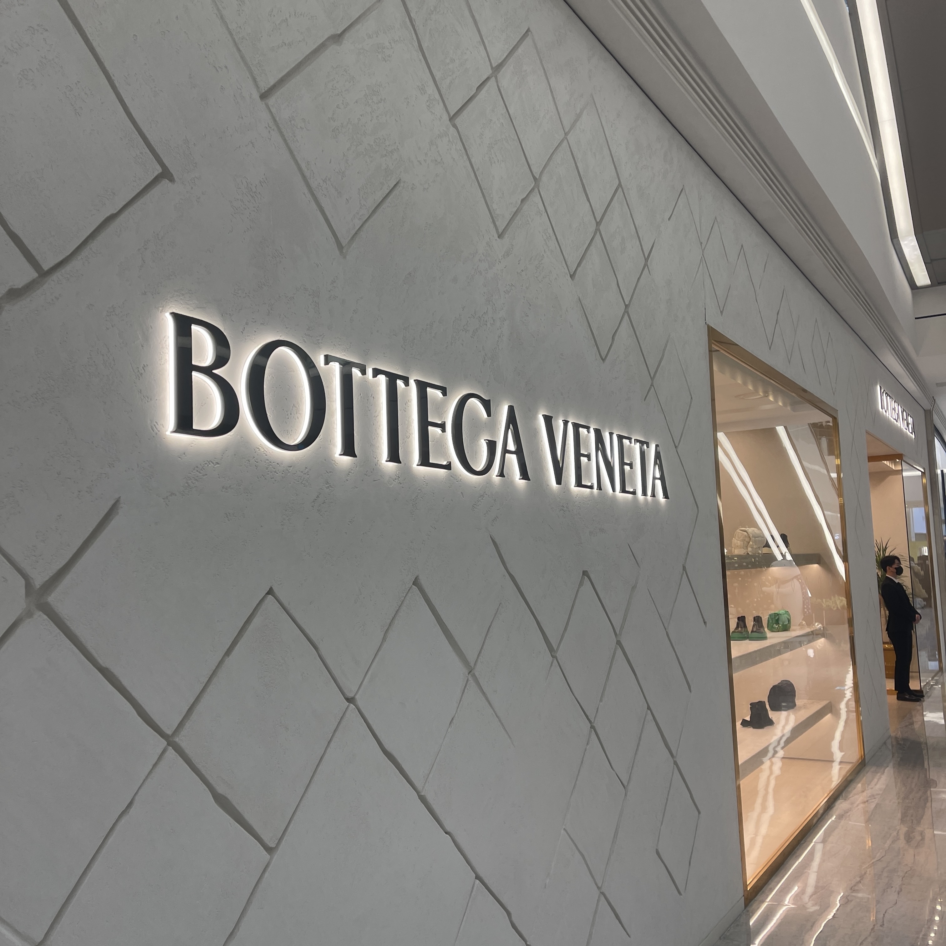 Bottega Veneta Business Card Case Parakeet 착용 스타일 - 3