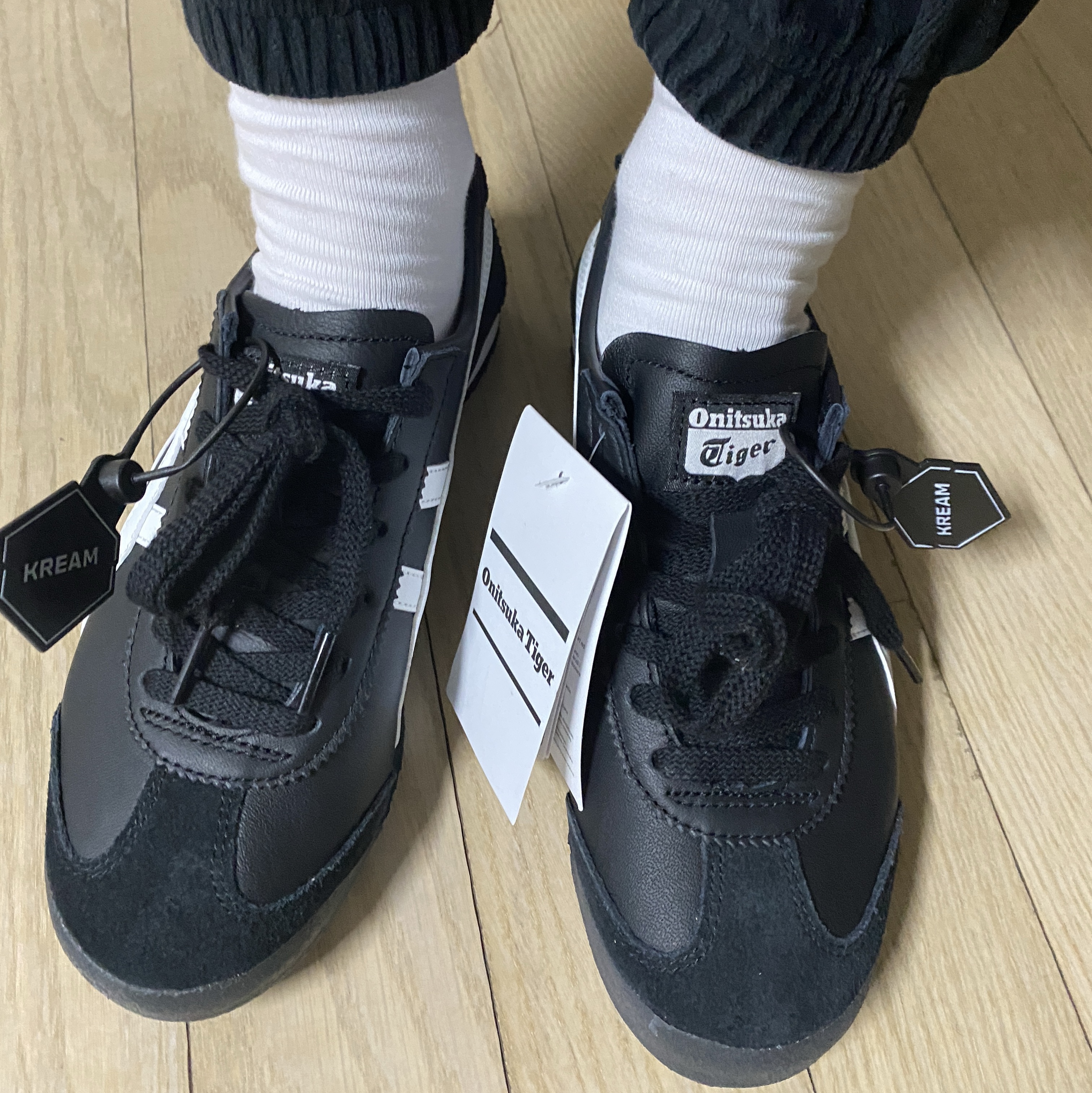 Onitsuka Tiger Mexico 66 Black White 착용 스타일