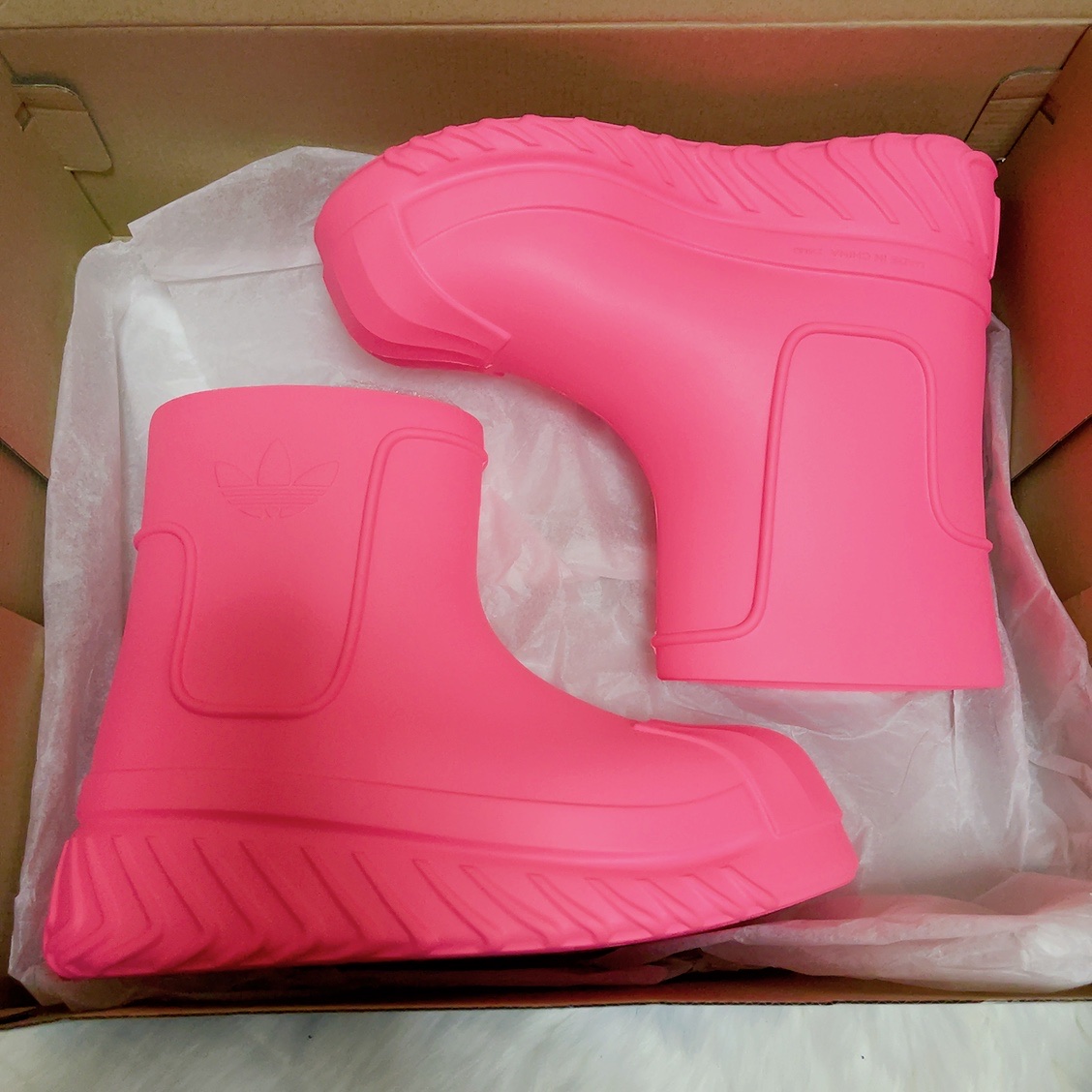 (W) Adidas Adifom Superstar Boot Pink 착용 스타일 - 3