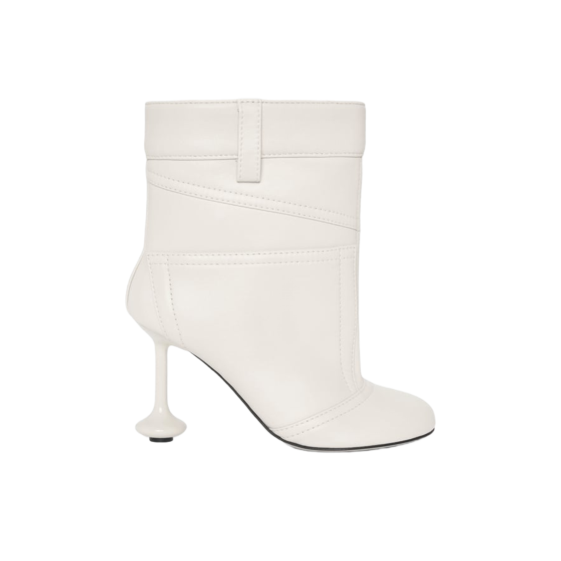 (W) Loewe Toy Ankle Bootie In Nappa Lambskin Anthurium White 상세 이미지 1