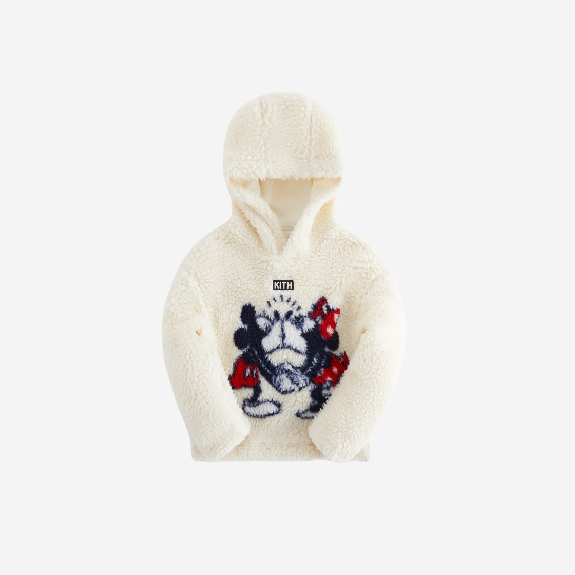 (Kids) Kith x Disney for Mickey & Friends Sherpa Hoodie Sandrift 상세 이미지 1