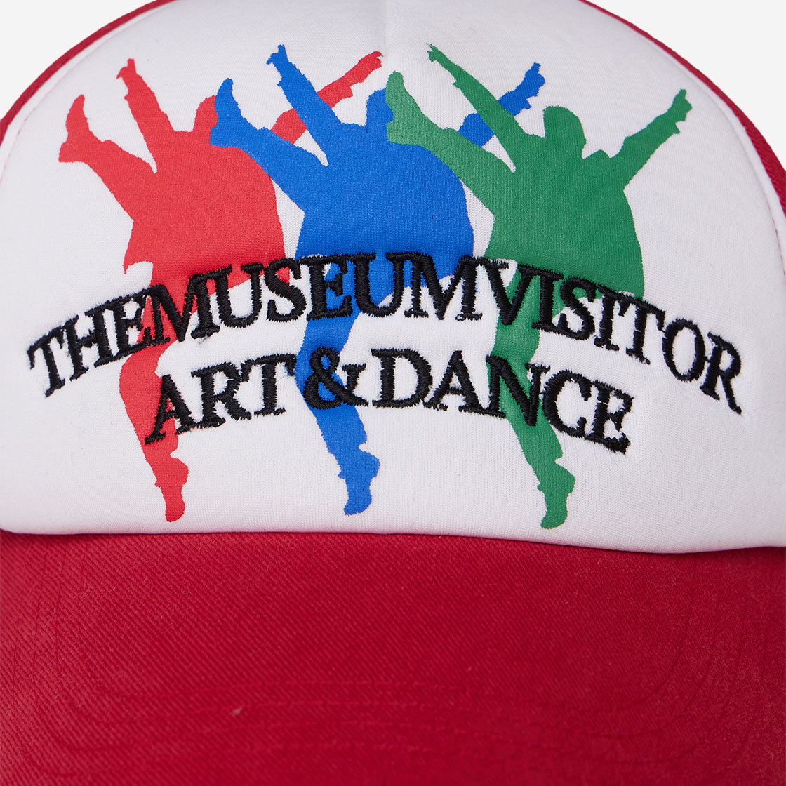 ★THE MUSEUM VISITOR★ ART DANCE LOGO BALLCAP RED 11355 THE MUSEUM VISITOR]☆ART & DANCE LOGO BALLCAP