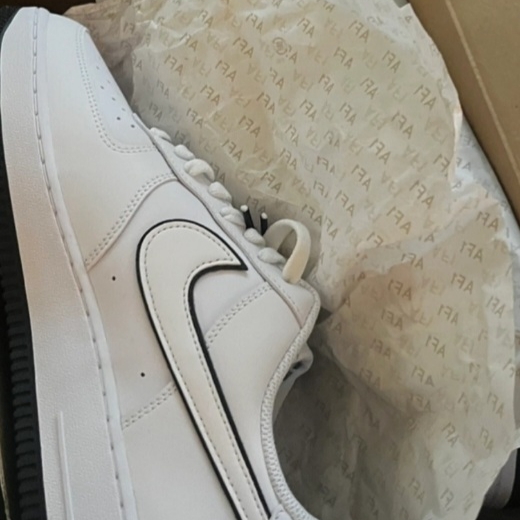 Nike Air Force 1 '07 White Black 착용 스타일 - 1