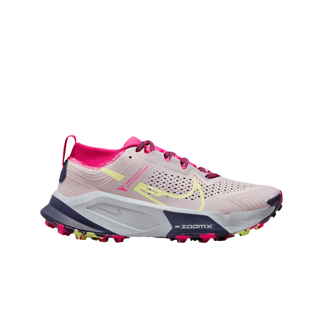 DH0625-002 (W) Nike ZoomX Zegama Trail Platinum Violet Luminous Green