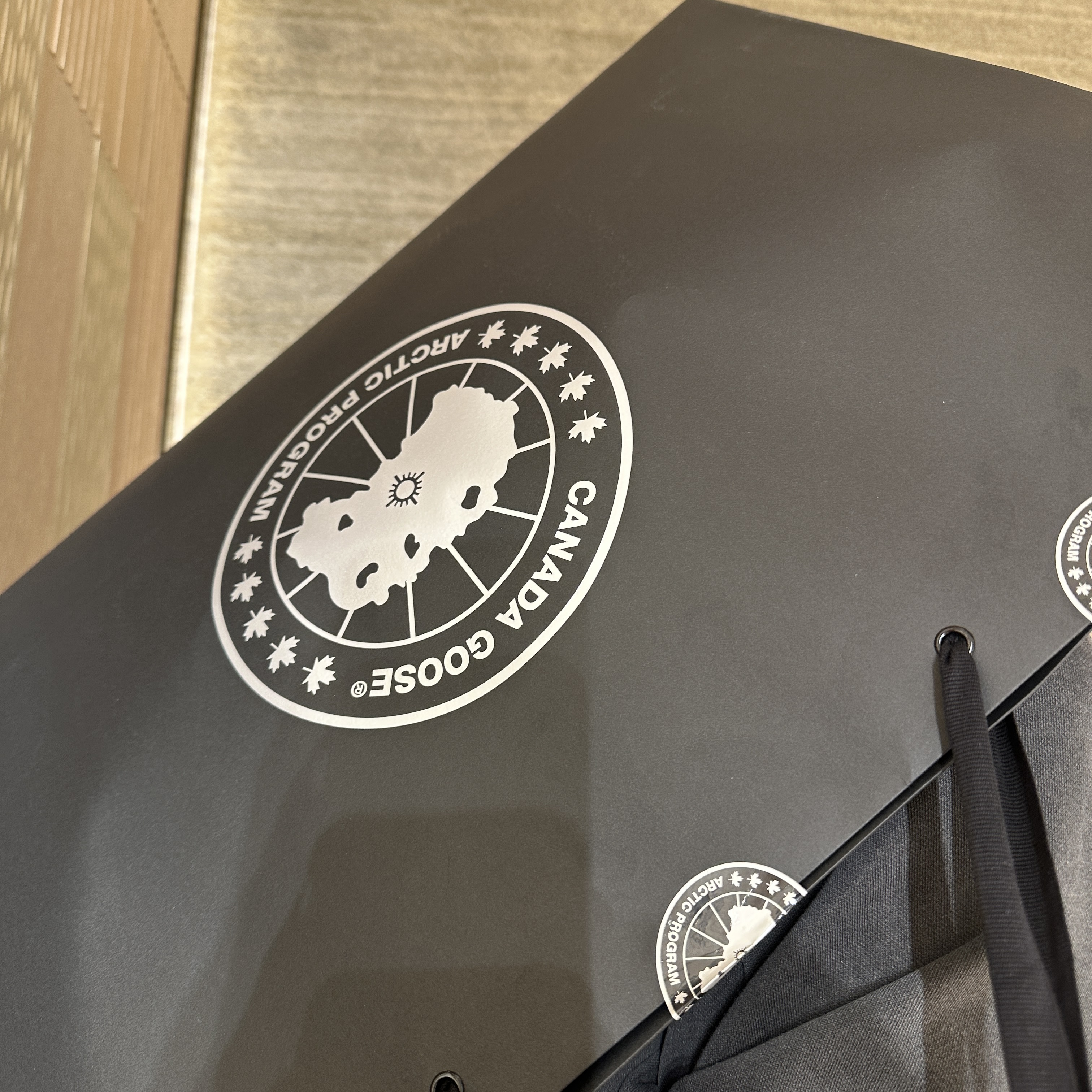 Canada Goose Lodge Down Hoody Matte Finish Black, Canada Goose Lodge Down Hoody Matte Finish Silverbirch 착용 스타일 - 4