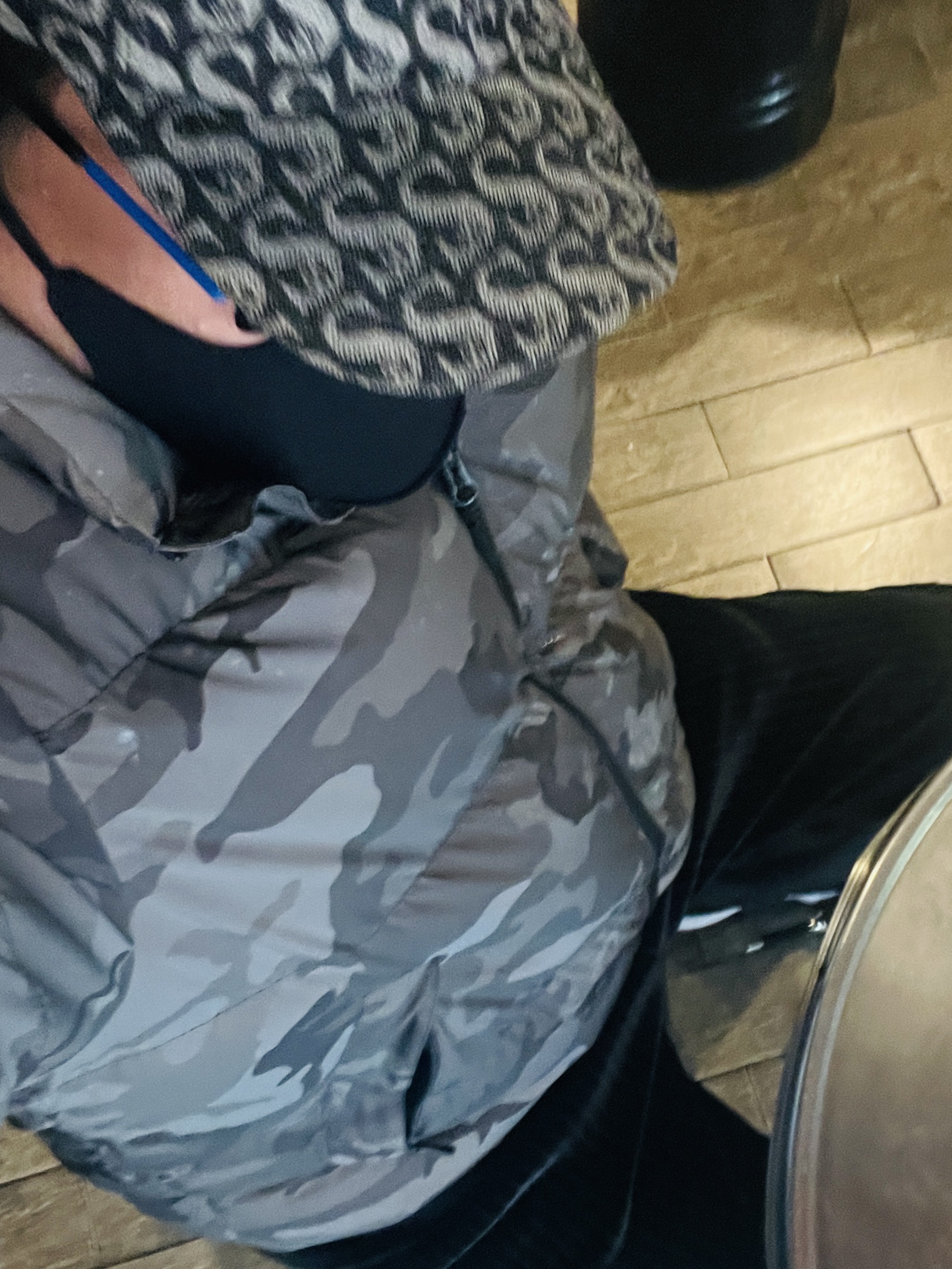 Supreme Multi Type Jacquard Denim 6-Panel Black - 22FW 착용 스타일
