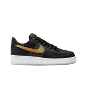 Nike Air Force 1 '07 PRM Black Metallic Gold
