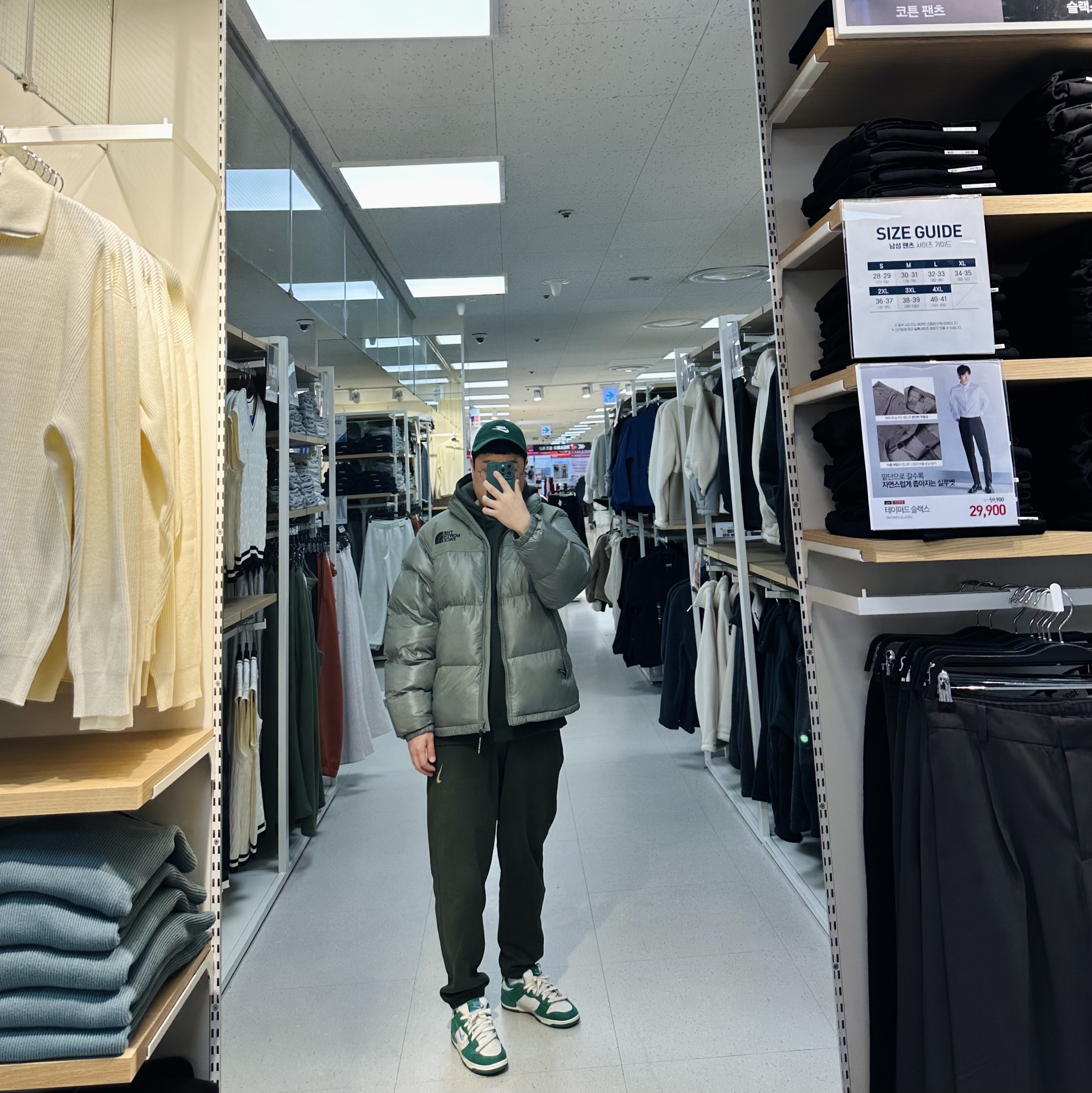 Nike Heritage 86 Futura Washed Cap Gorge Green, The North Face On Ball Jacket Khaki 착용 스타일 - 2