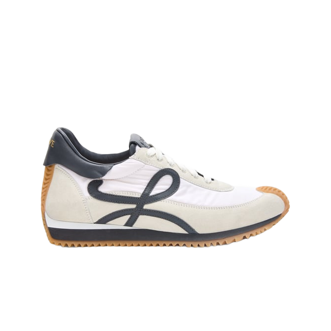 로에베 플로우 러너 인 나일론 앤 스웨이드 블루 앤트러사이트 화이트(Loewe Flow Runner In Nylon and Suede Blue Anthracite White) - 1