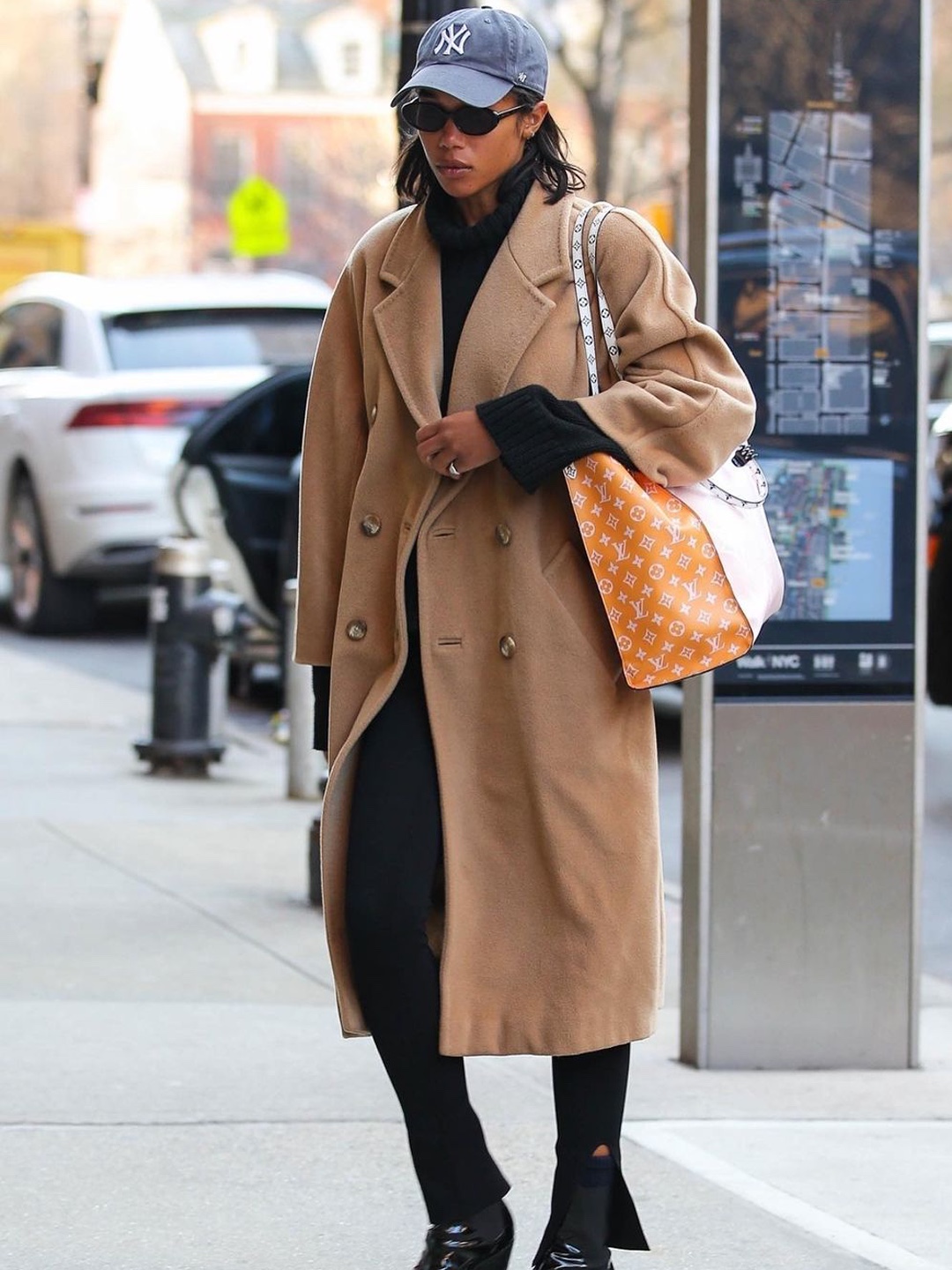 (W) Max Mara Madame 101801 Icon Coat Camel, [KREAM 단독] STU Overfit Double Coat Camel 착용 스타일 - 2