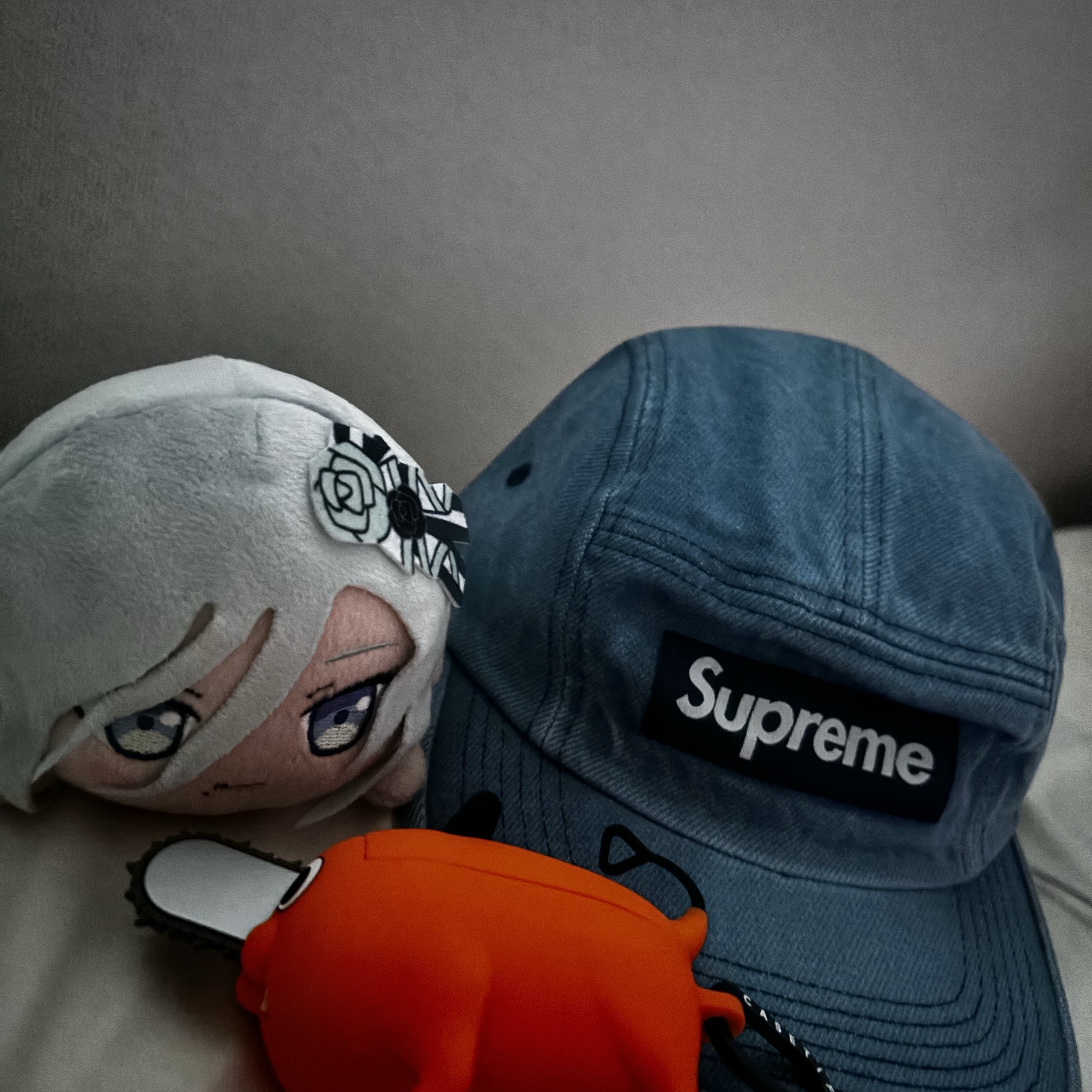 Supreme Washed Chino Twill Camp Cap Denim - 23FW, Casetify x Chainsaw Man Pochita Collectible AirPods Pro 1st/2nd Gen Case 착용 스타일