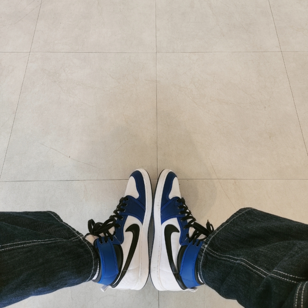 Jordan 1 KO Storm Blue 착용 스타일