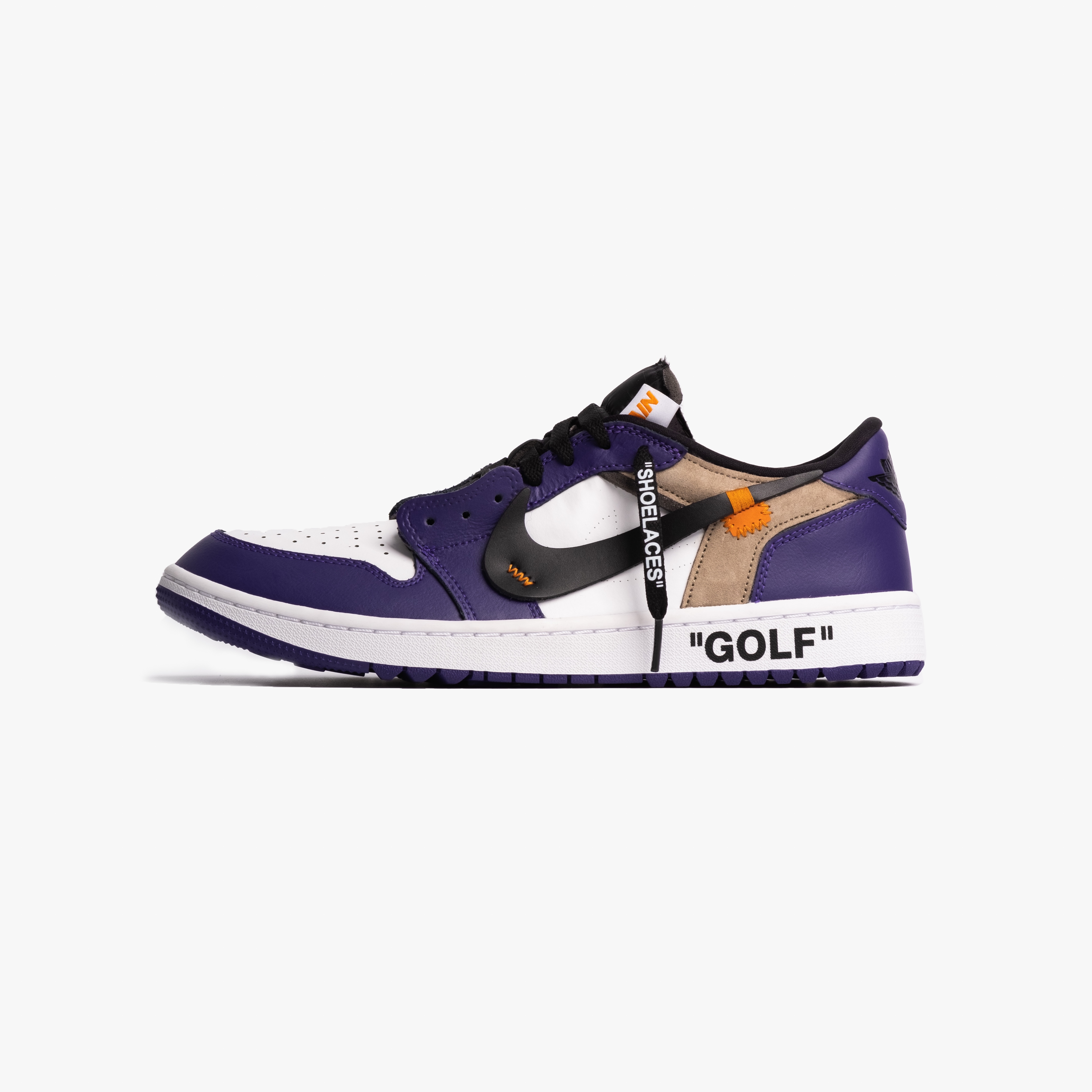 Jordan 1 Low Golf Court Purple 착용 스타일 - 1