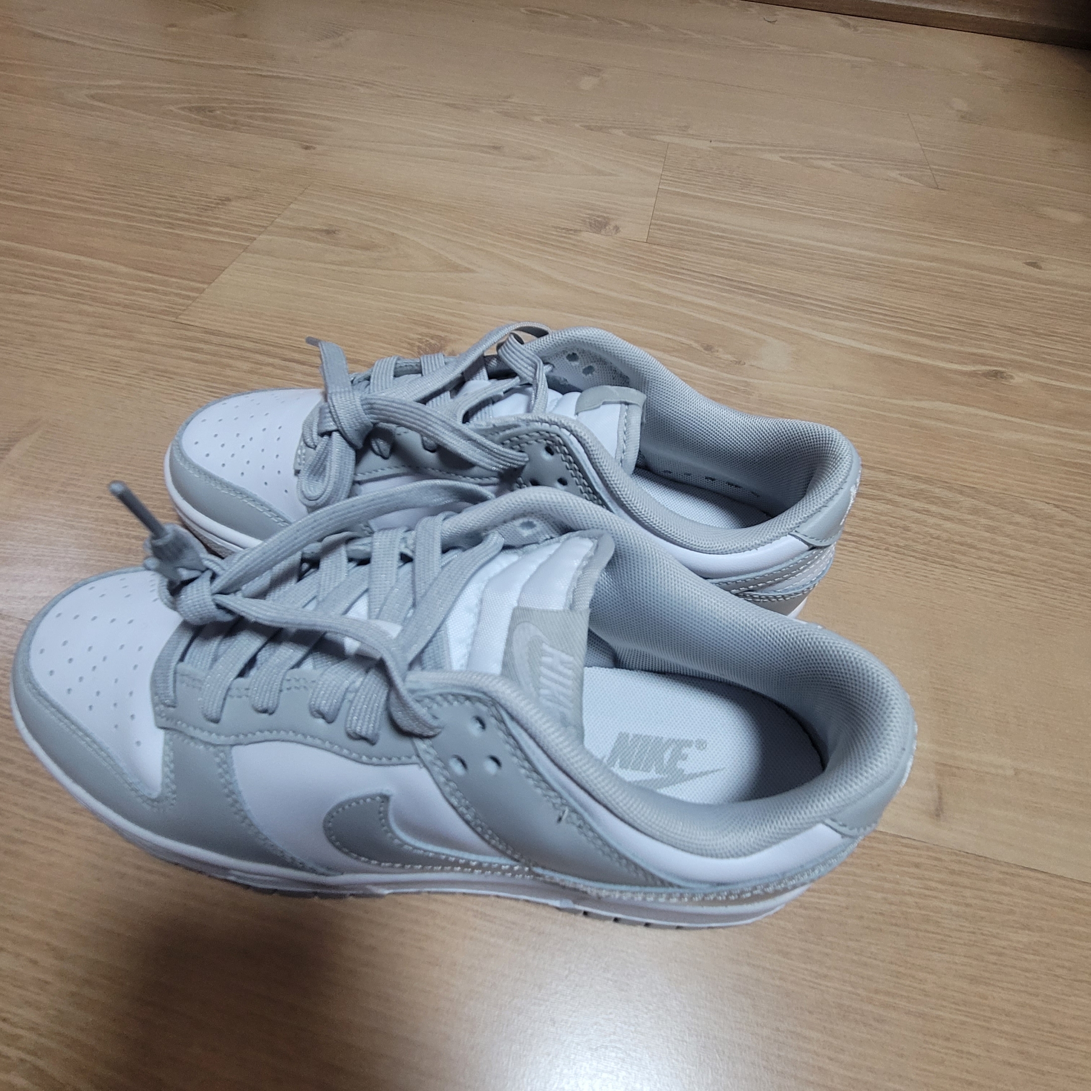 Nike Dunk Low Retro Grey Fog 착용 스타일 - 2