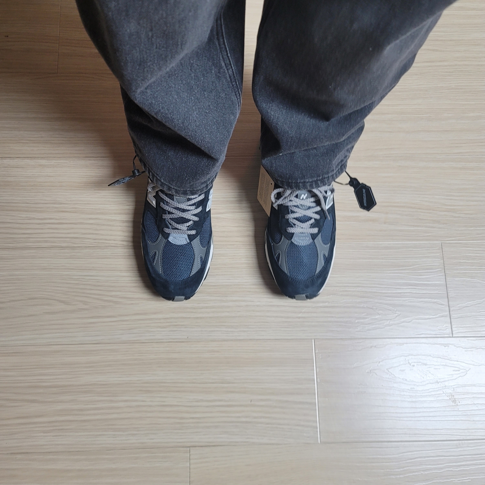 New Balance 991 Made in UK Navy 착용 스타일