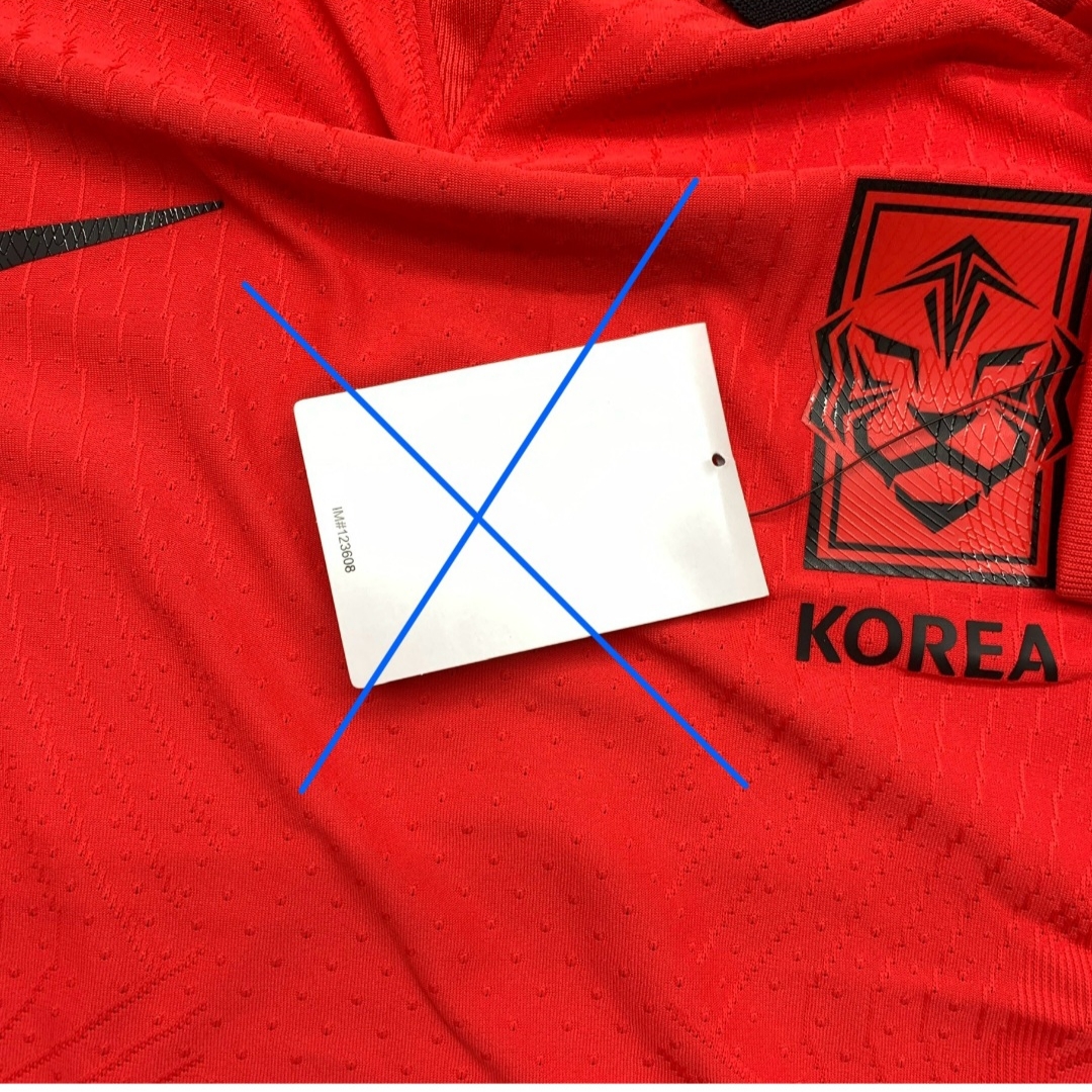 Nike Korea 2022/23 Dri-Fit ADV Player Issue Home SS Jersey Global Red - Asia (Non Marking Ver.) 착용 스타일 - 3