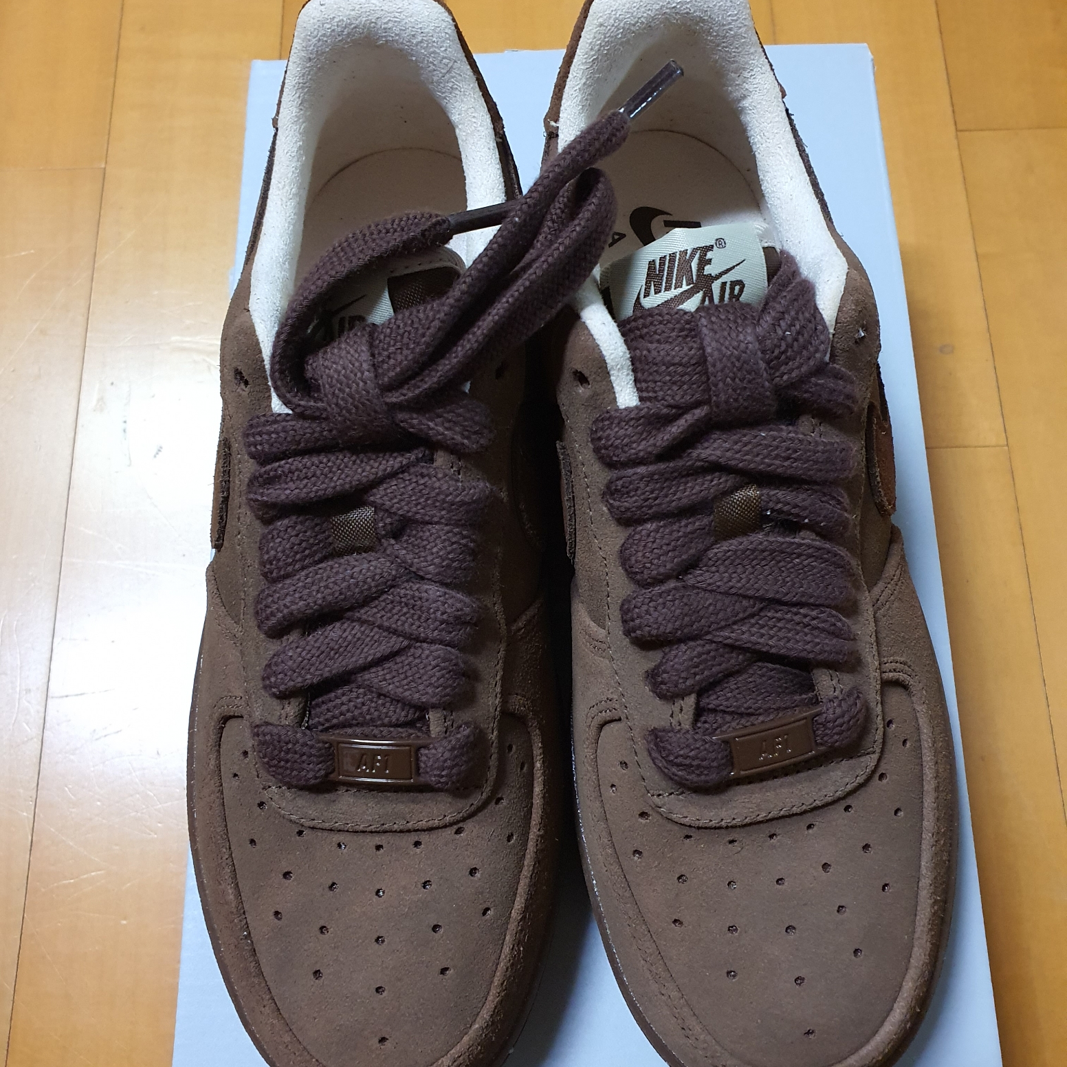 (W) Nike Air Force 1 '07 Cacao Wow 착용 스타일