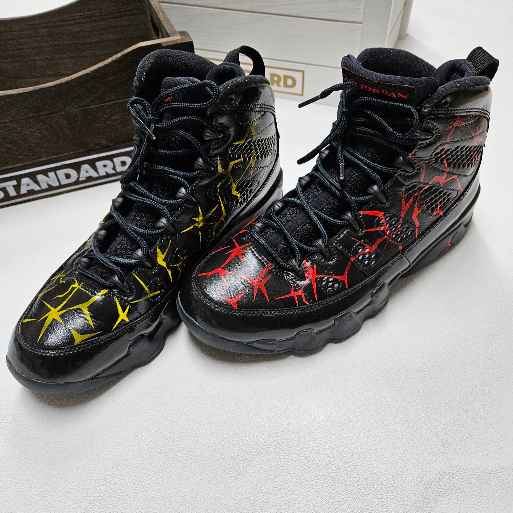 Jordan 9 Retro OG 2016, Jordan 9 Retro Bred 착용 스타일 - 1