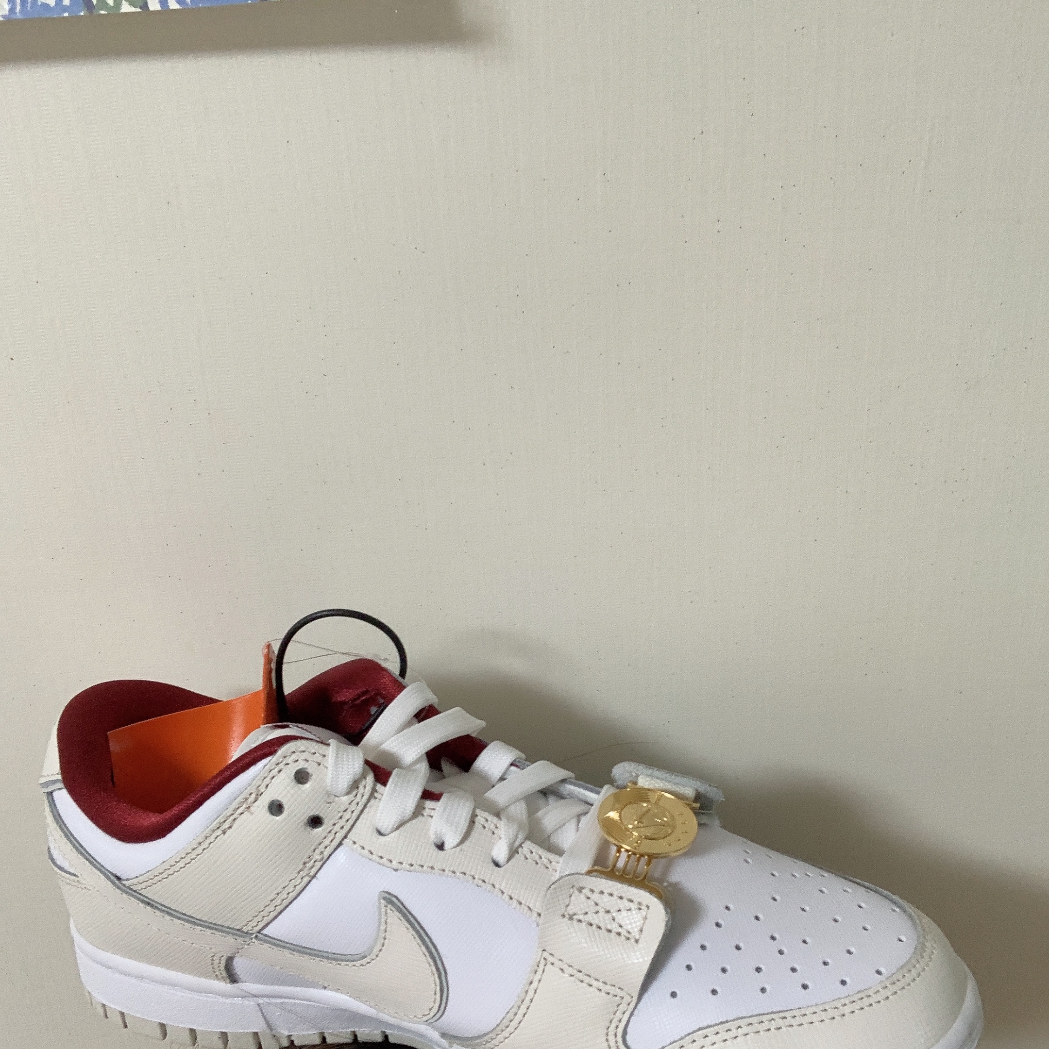 (W) Nike Dunk Low SE White Photon Dust 착용 스타일