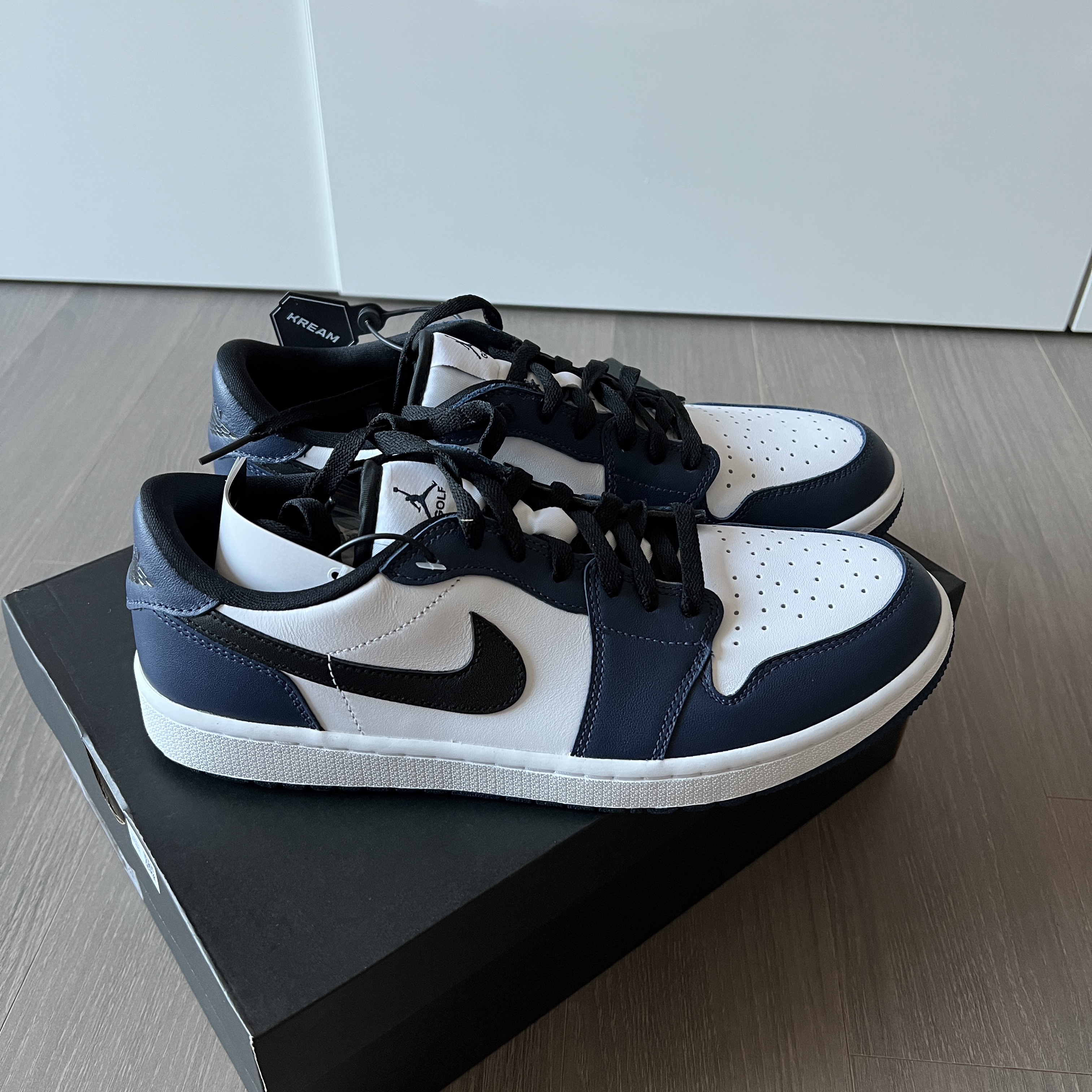 Jordan 1 Low Golf Midnight Navy 착용 스타일