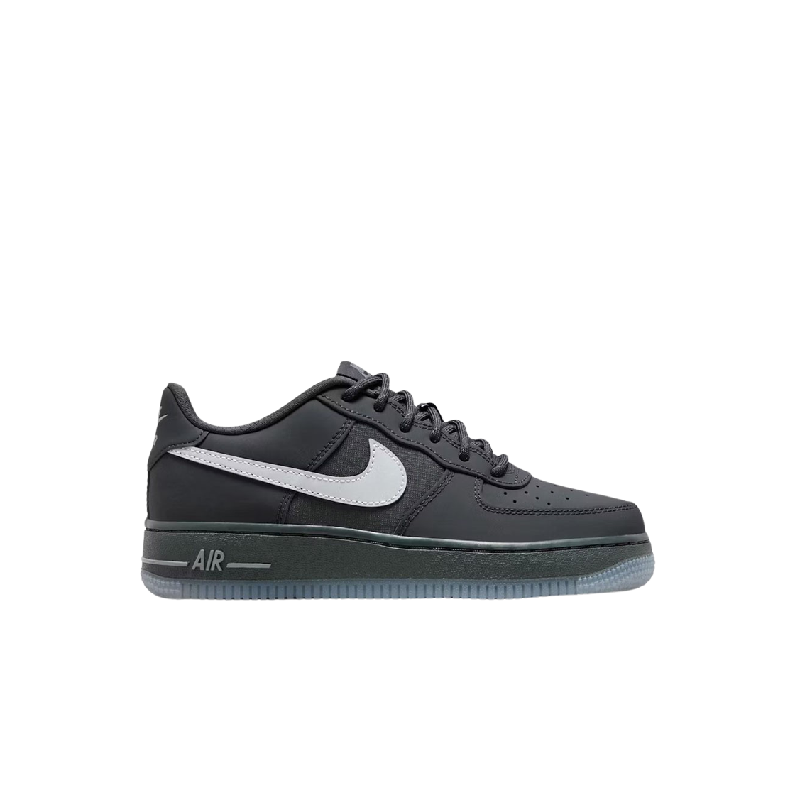 (GS) 나이키 에어포스 1 로우 앤트러사이트 리플렉티브 실버((GS) Nike Air Force 1 Low Anthracite Reflective Silver)
