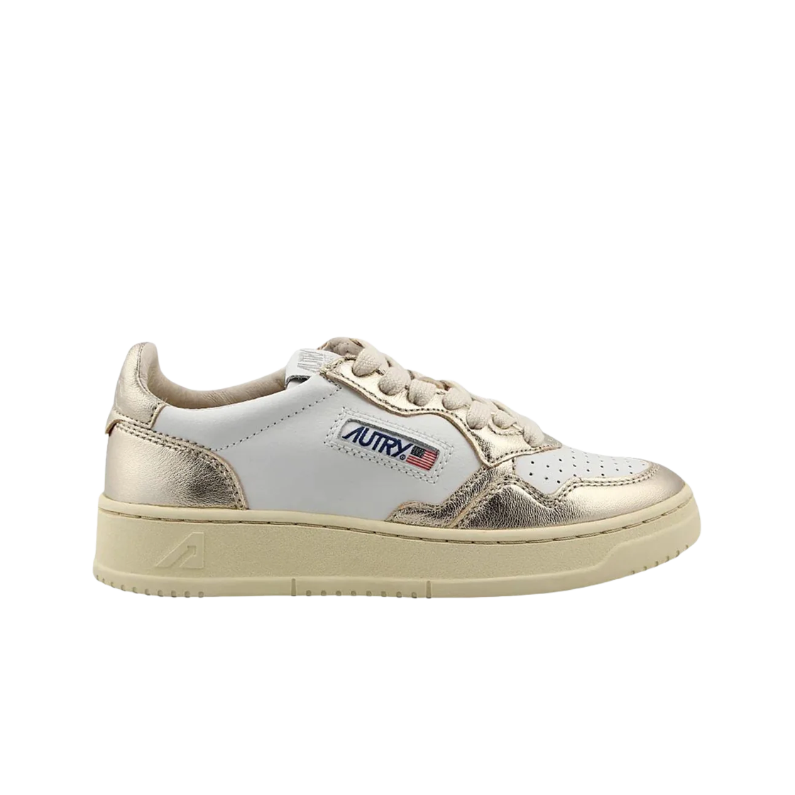 Autry Medalist Low Leather Sneakers White Platinum 상세 이미지 1