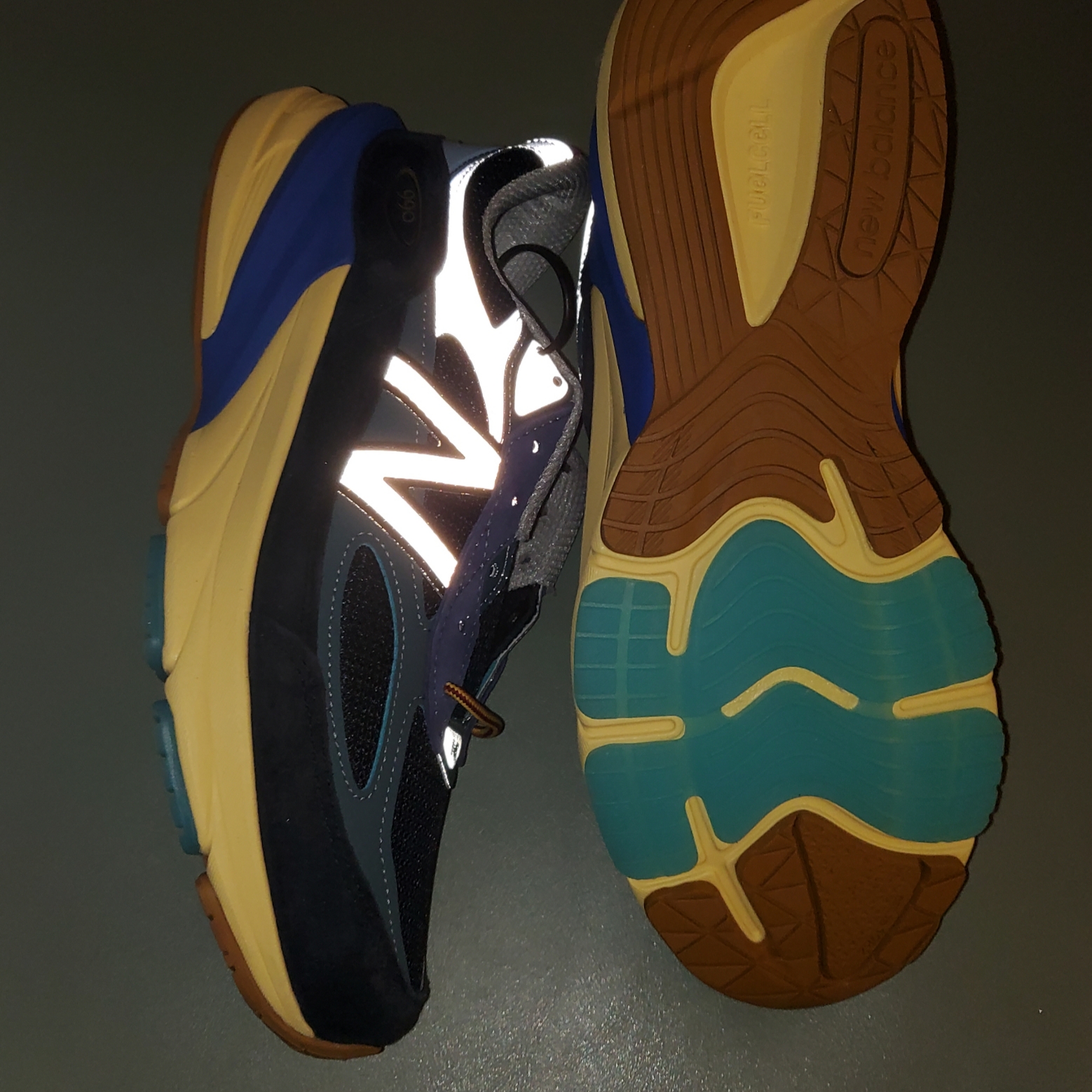 New Balance x Action Bronson 990v6 Made in USA Lapis Lazuli 착용 스타일 - 2