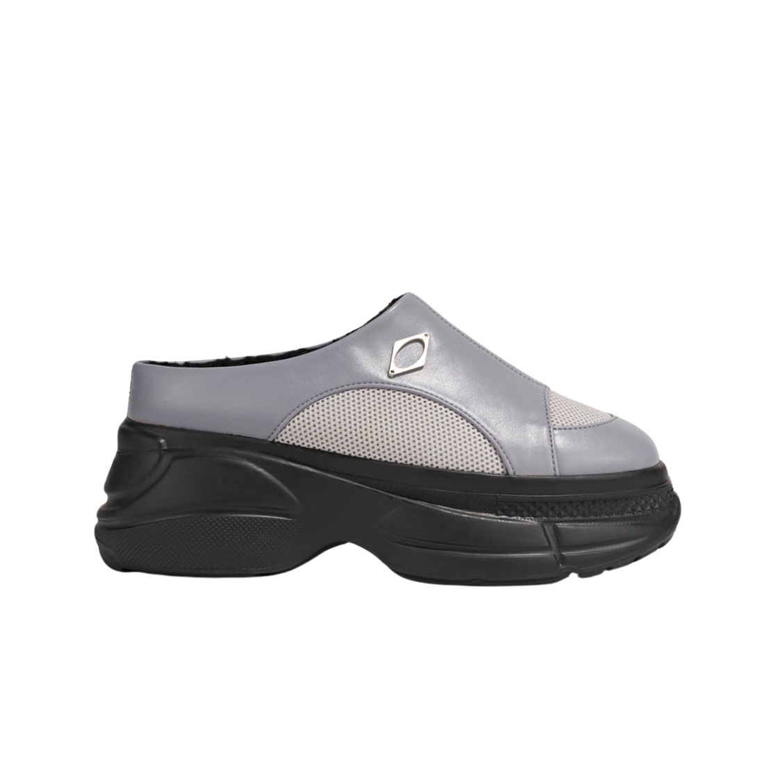- (W) Mischief Rhombus Winter Mules Grey