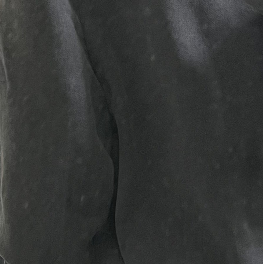 Punch Drunk Parties Circle Logo Garment Dyed Hoodie Charcoal 착용 스타일 - 2