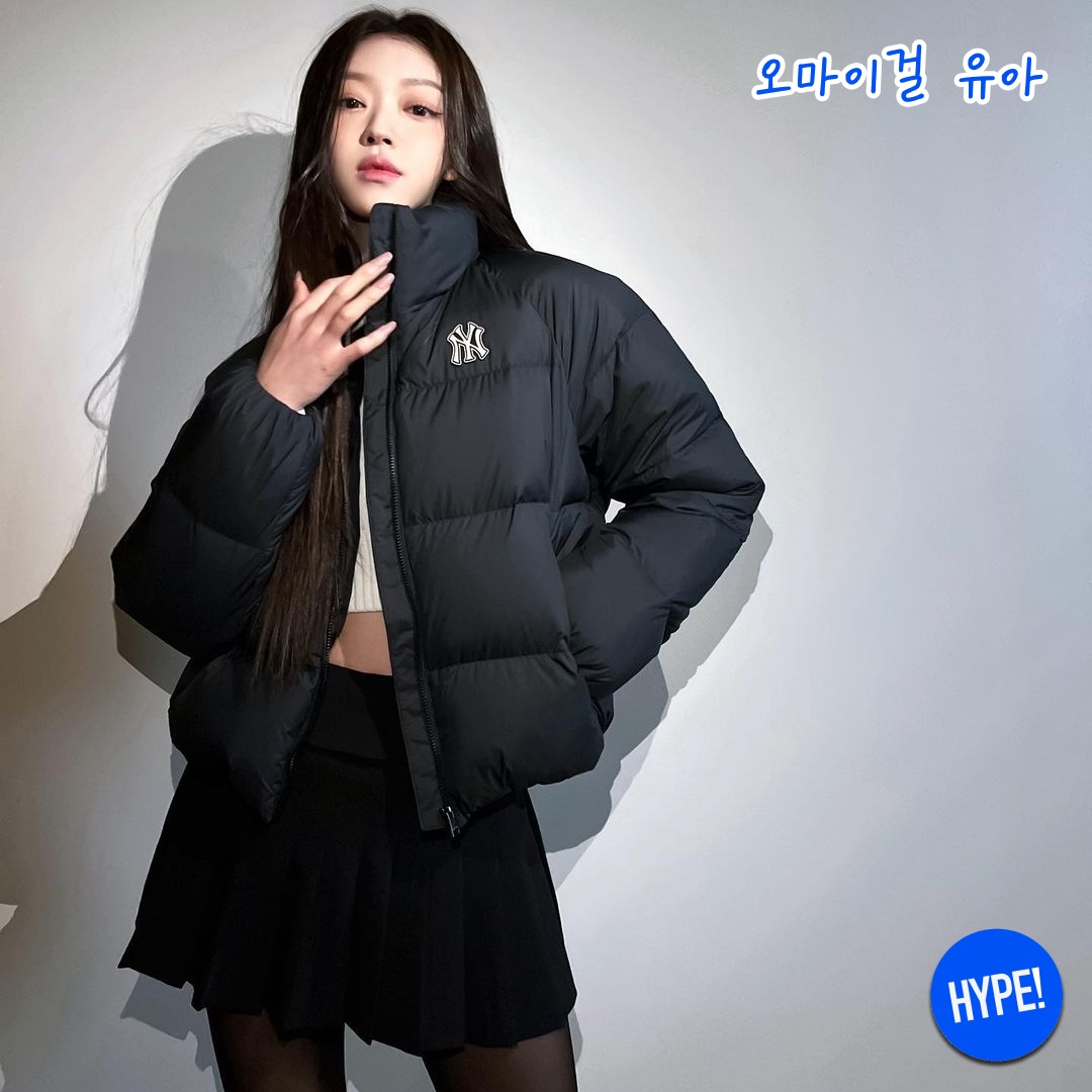 (W) The North Face White Label Glossy Detachable Down Jacket Black, Moncler x Palm Angels Ramsau Short Down Jacket Black - 23FW 착용 스타일 - 6