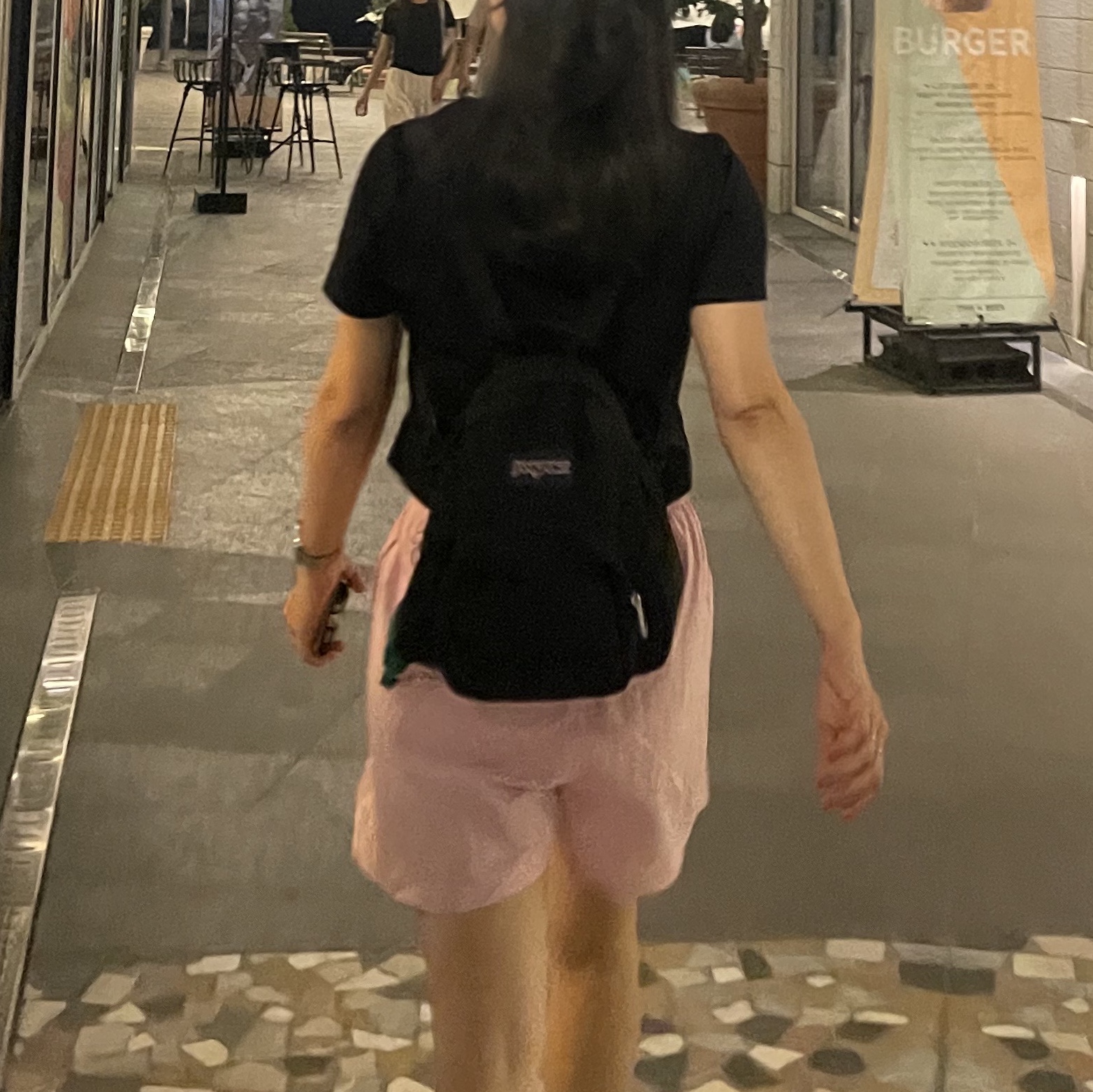 Jansport Half Pint Mini Backpack Black 착용 스타일