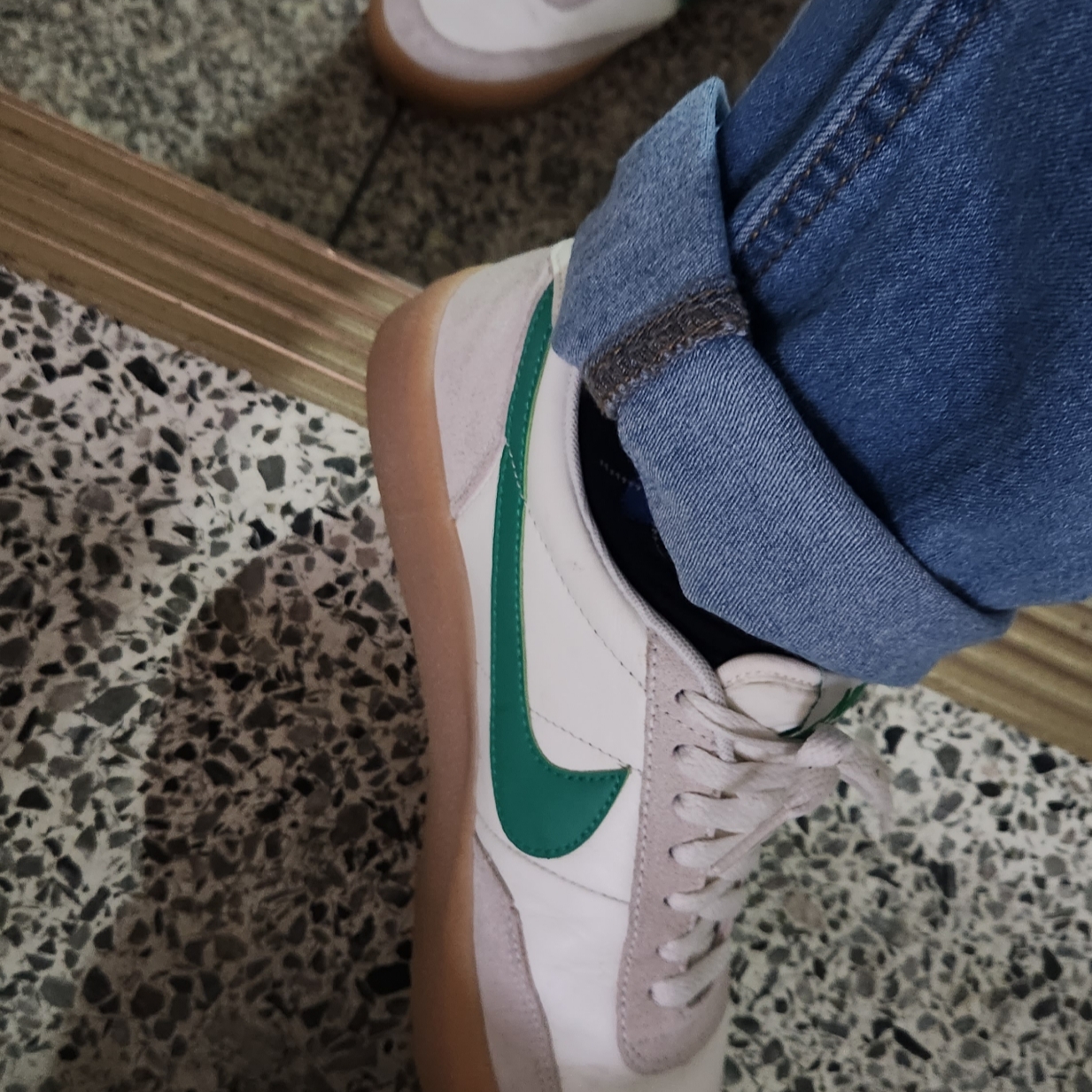Nike x J.Crew Killshot 2 Lucid Green 착용 스타일 - 2