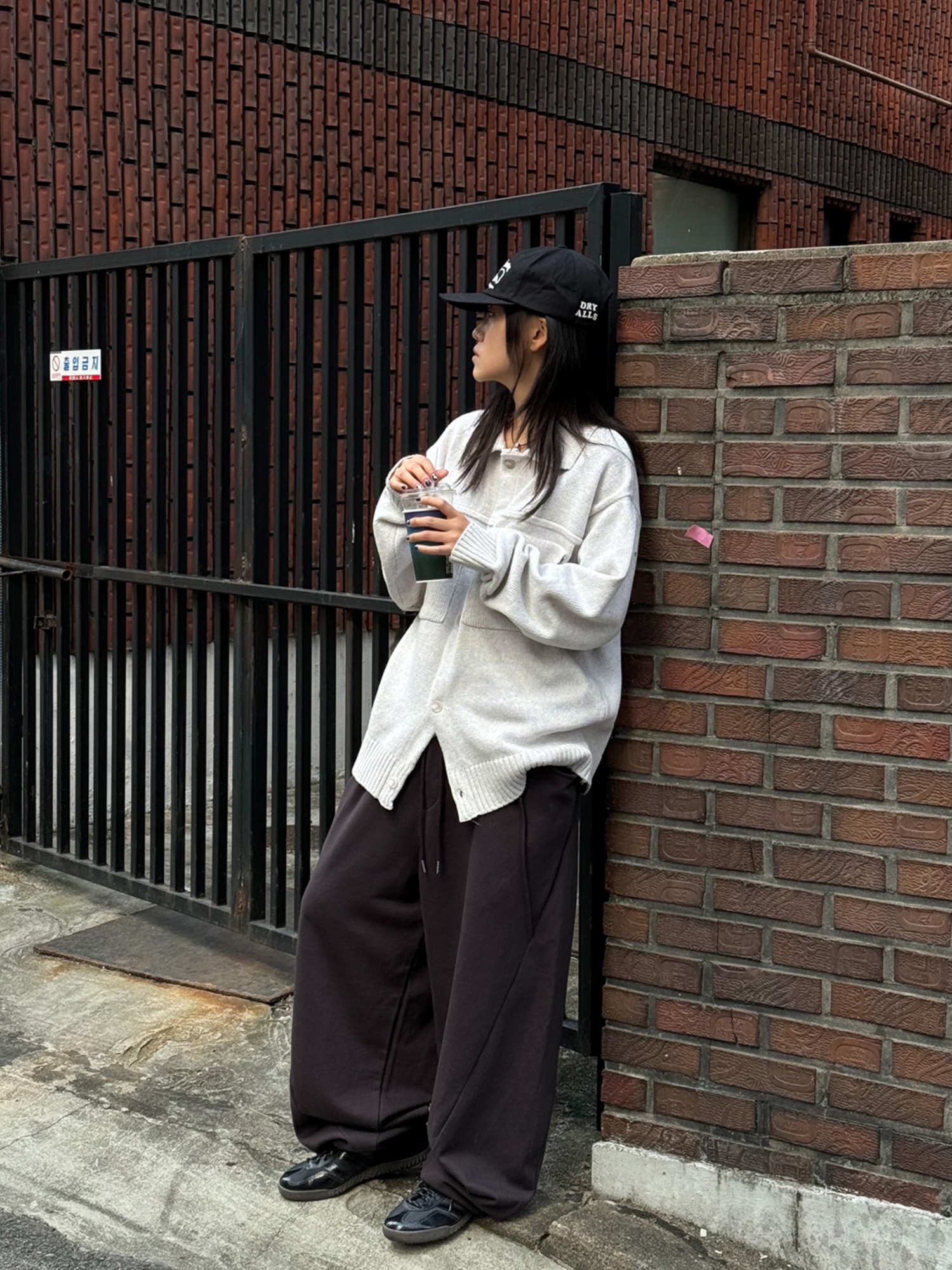 Human Made 5 Panel Cap #2 Black 착용 스타일