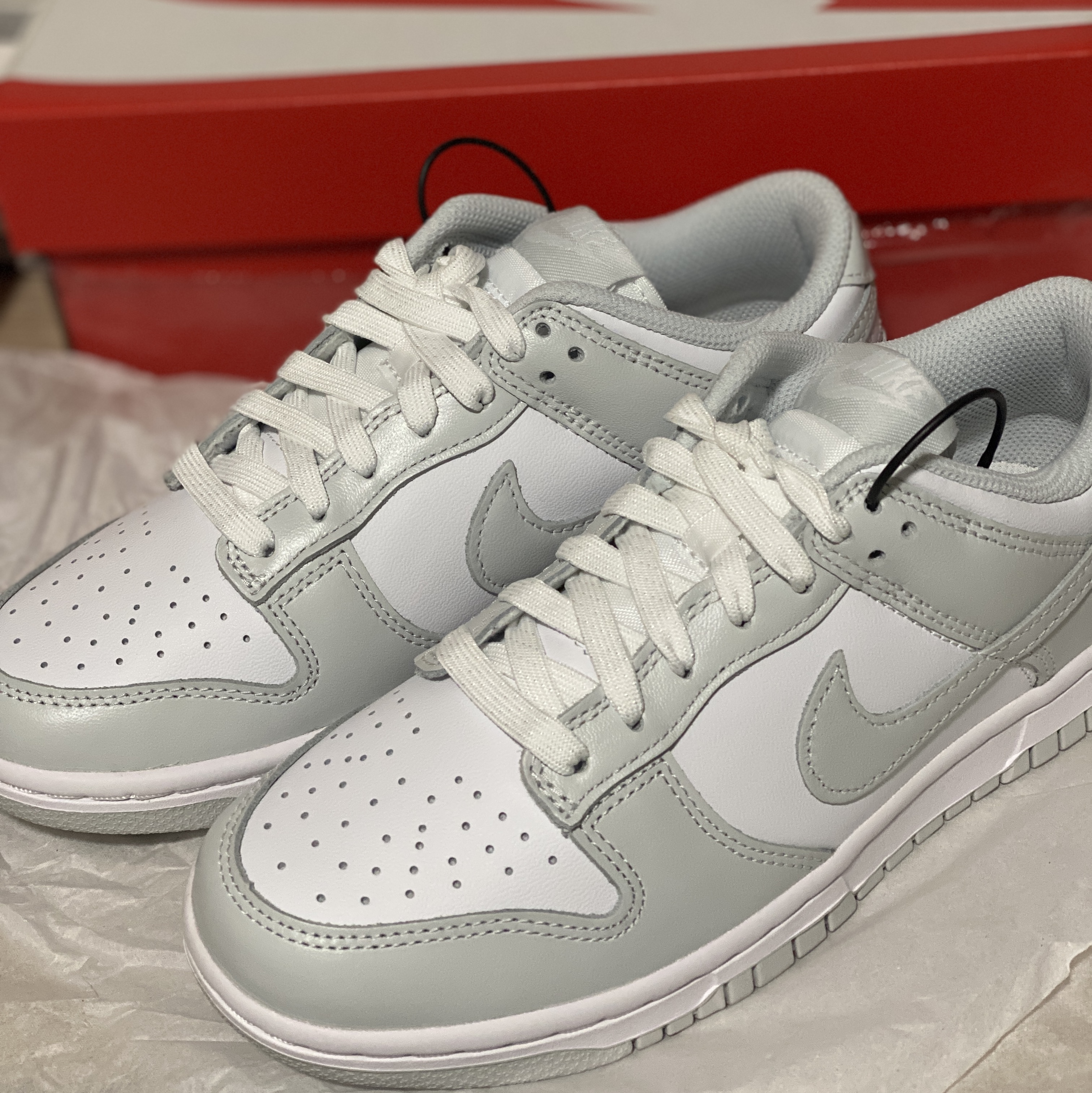 (W) Nike Dunk Low Photon Dust 착용 스타일