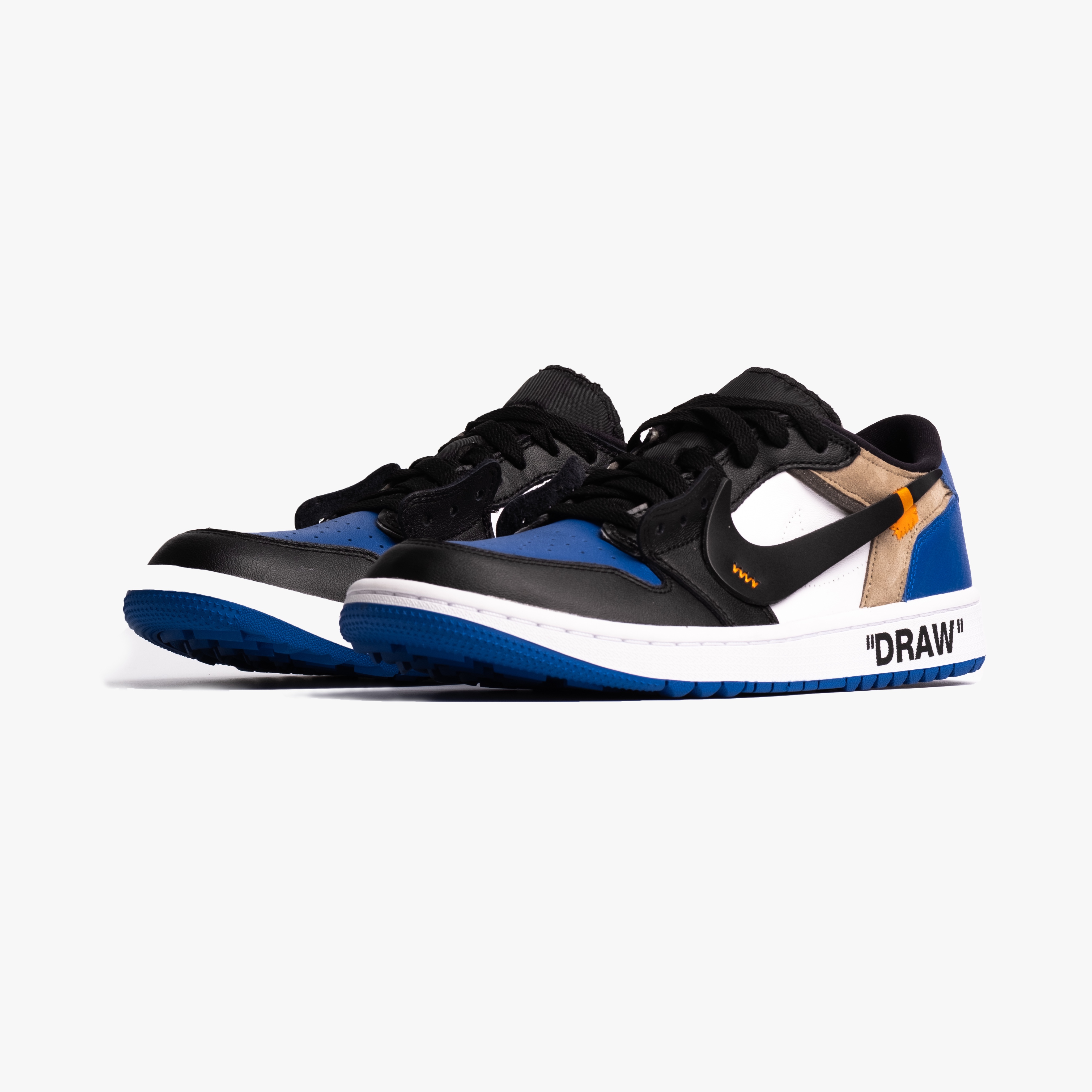 Jordan 1 Low Golf Sport Royal 착용 스타일 - 5