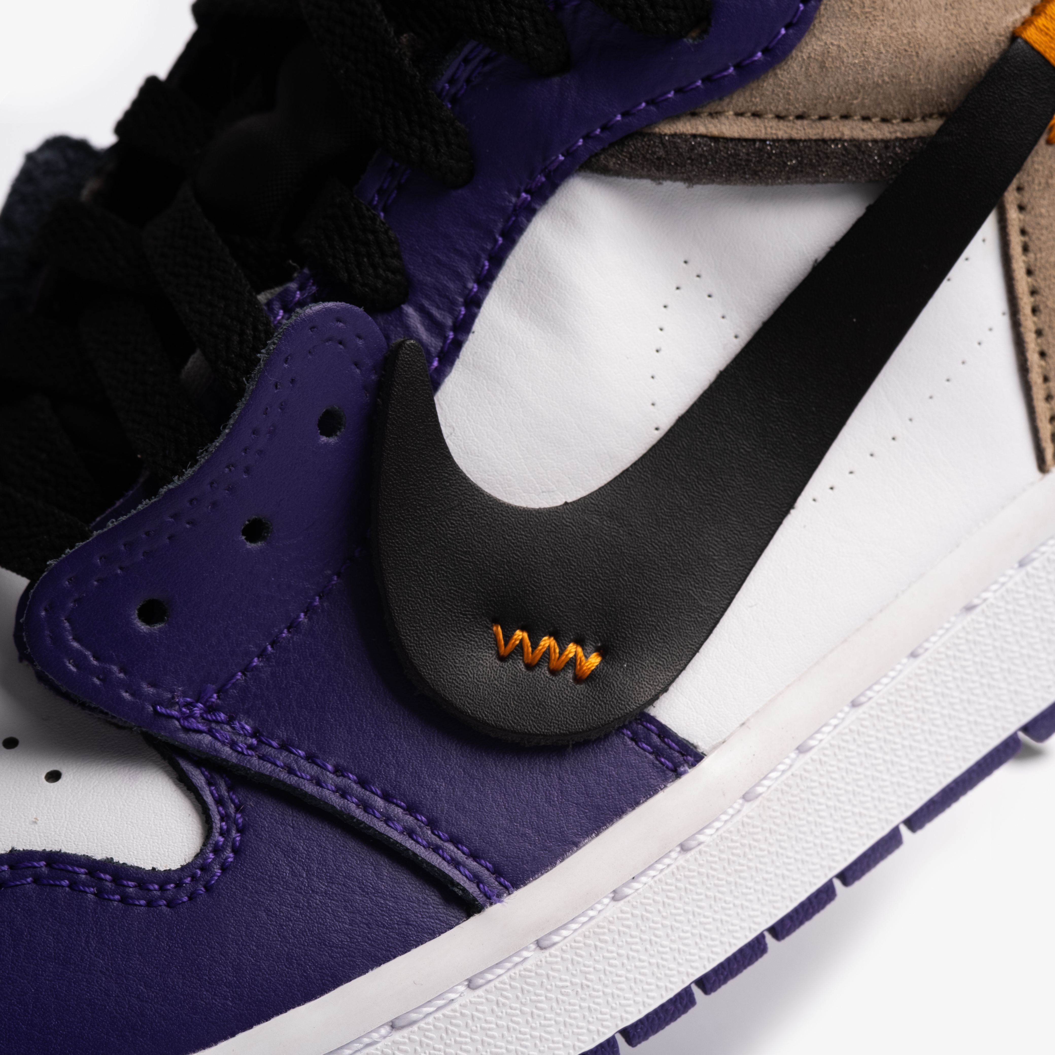 Jordan 1 Low Golf Court Purple 착용 스타일 - 7