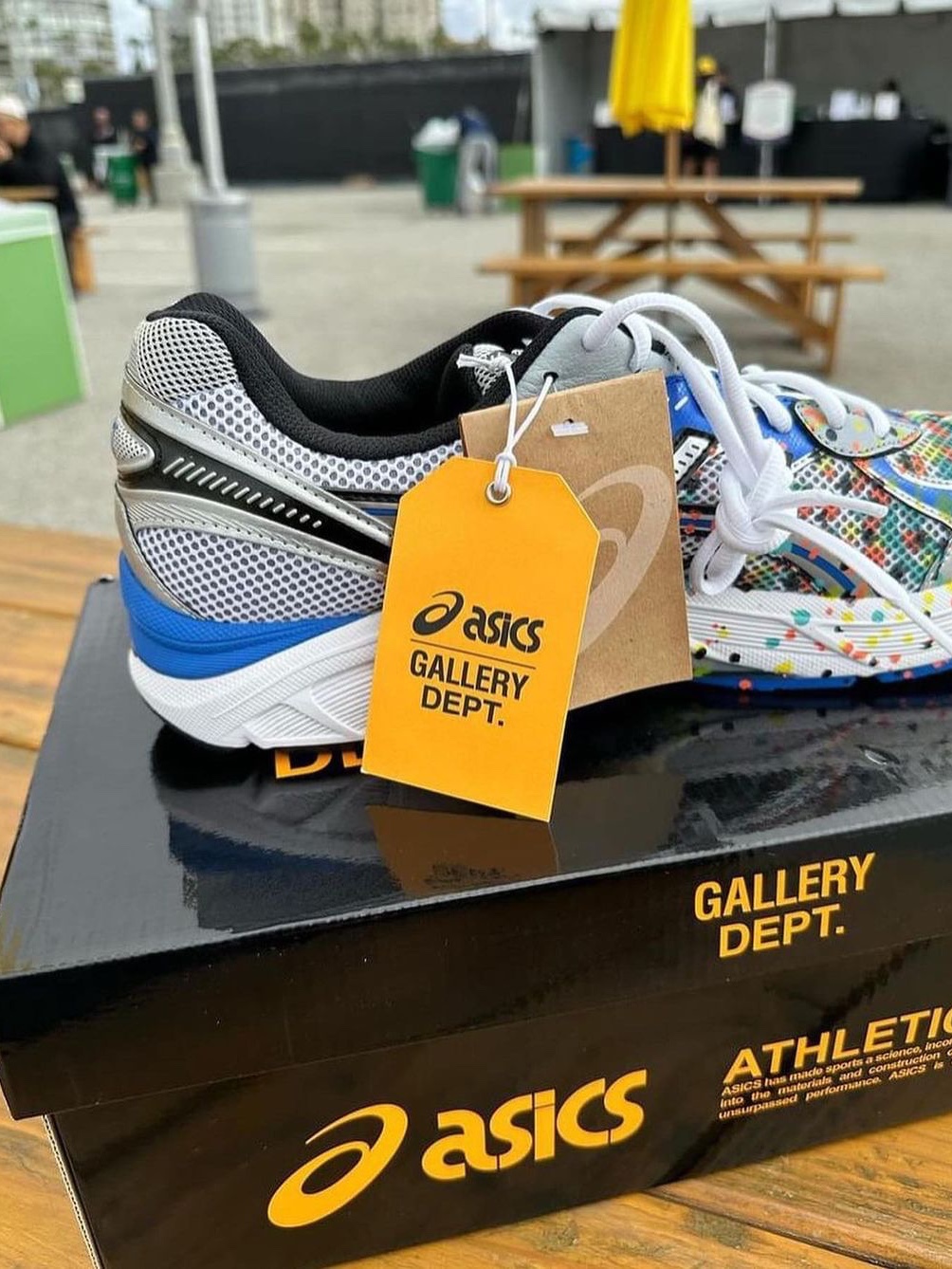 Asics x Gallery Dept. GT-2160 White Pure Silver 착용 스타일 - 6