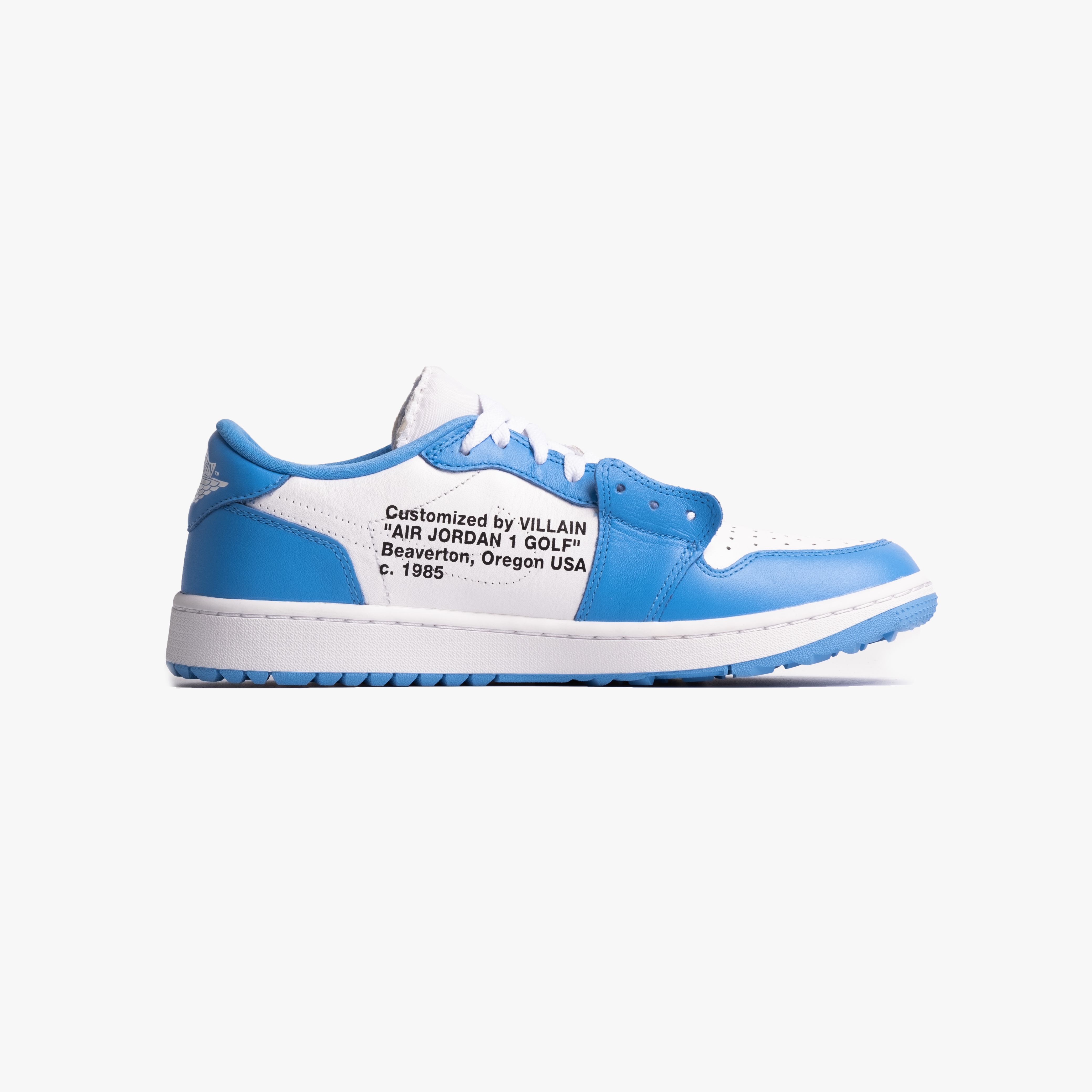 Jordan 1 Low Golf White and University Blue 착용 스타일 - 3