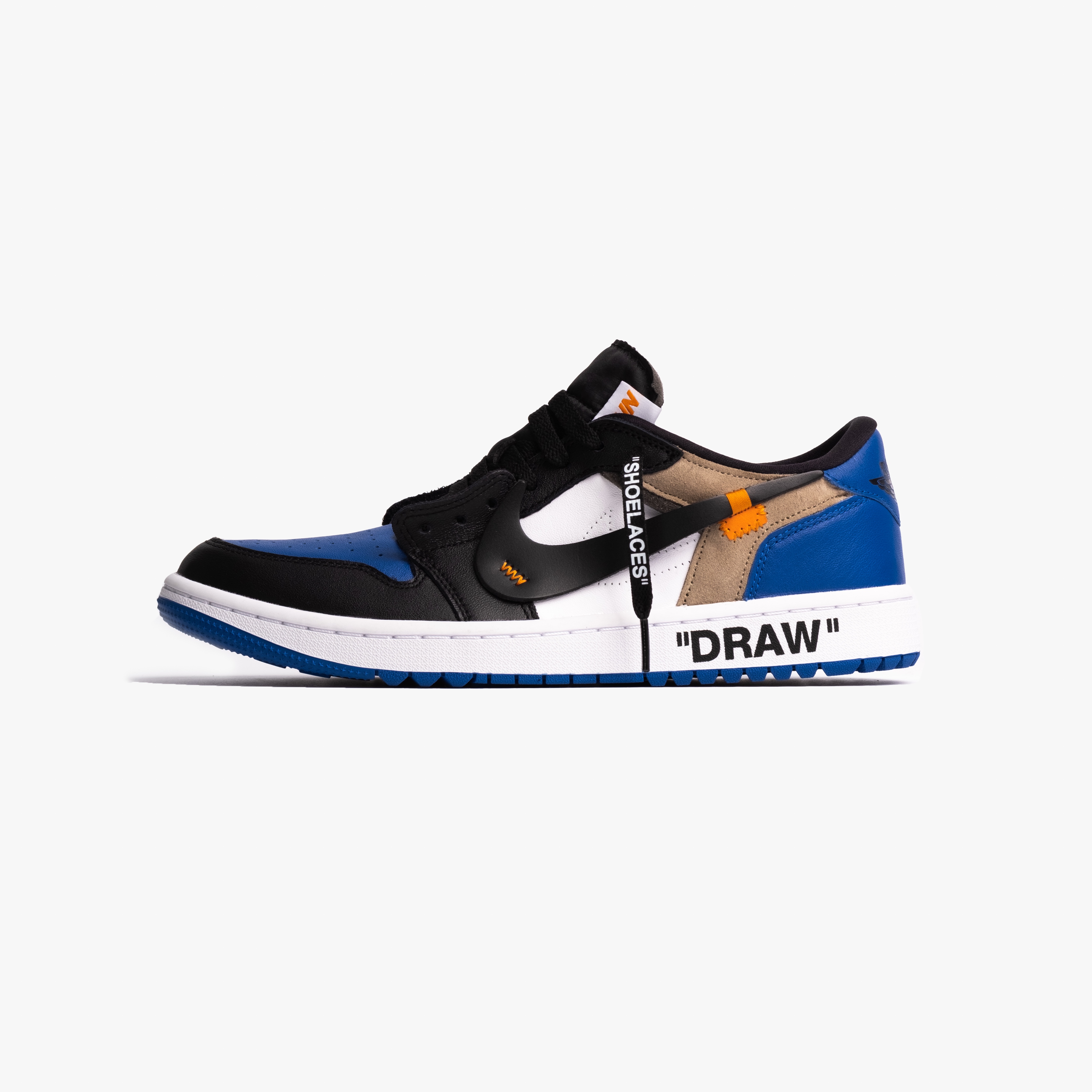 Jordan 1 Low Golf Sport Royal 착용 스타일 - 1