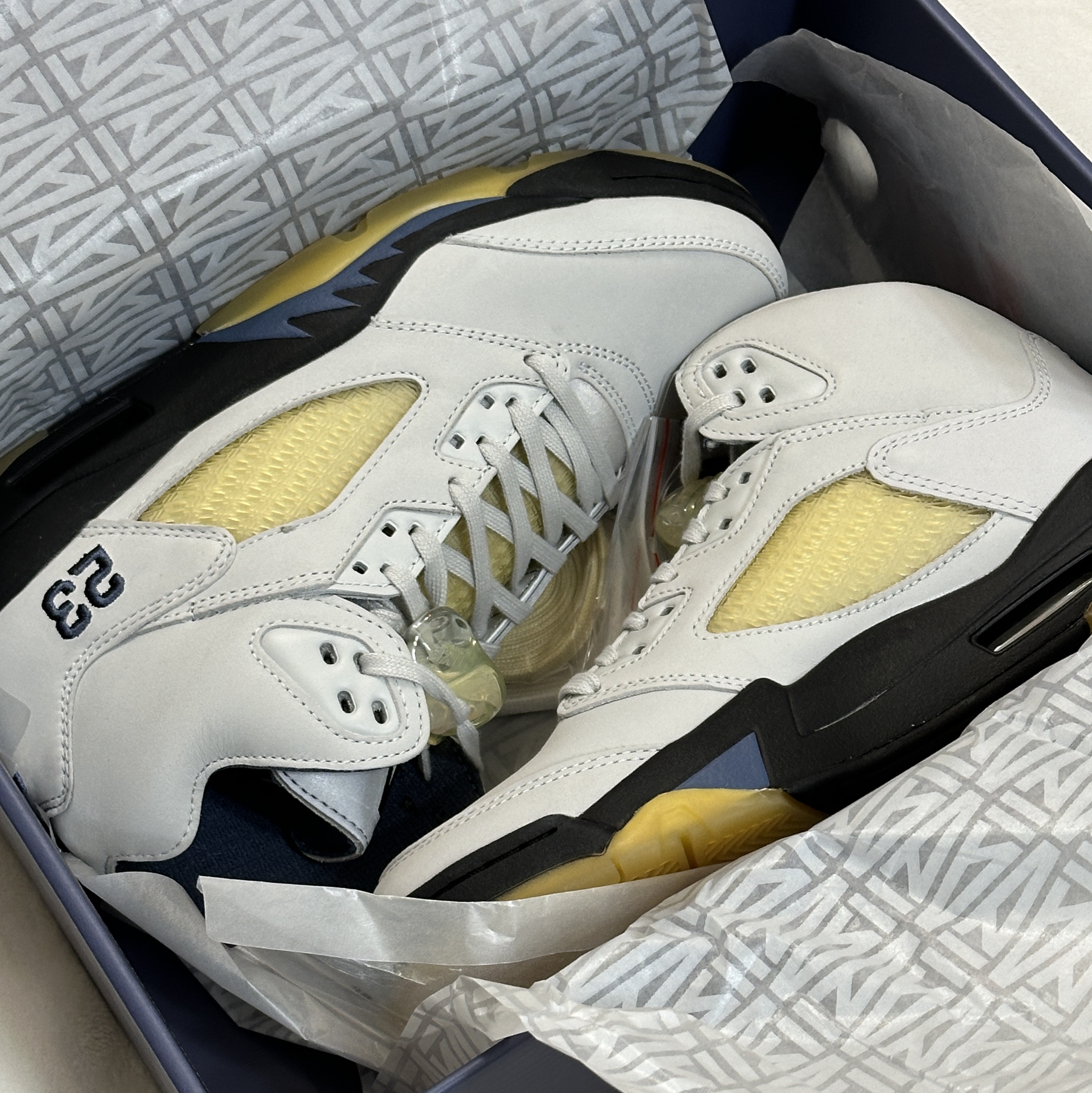 (W) Jordan 5 x A Ma Maniere Retro Dawn 착용 스타일 - 2