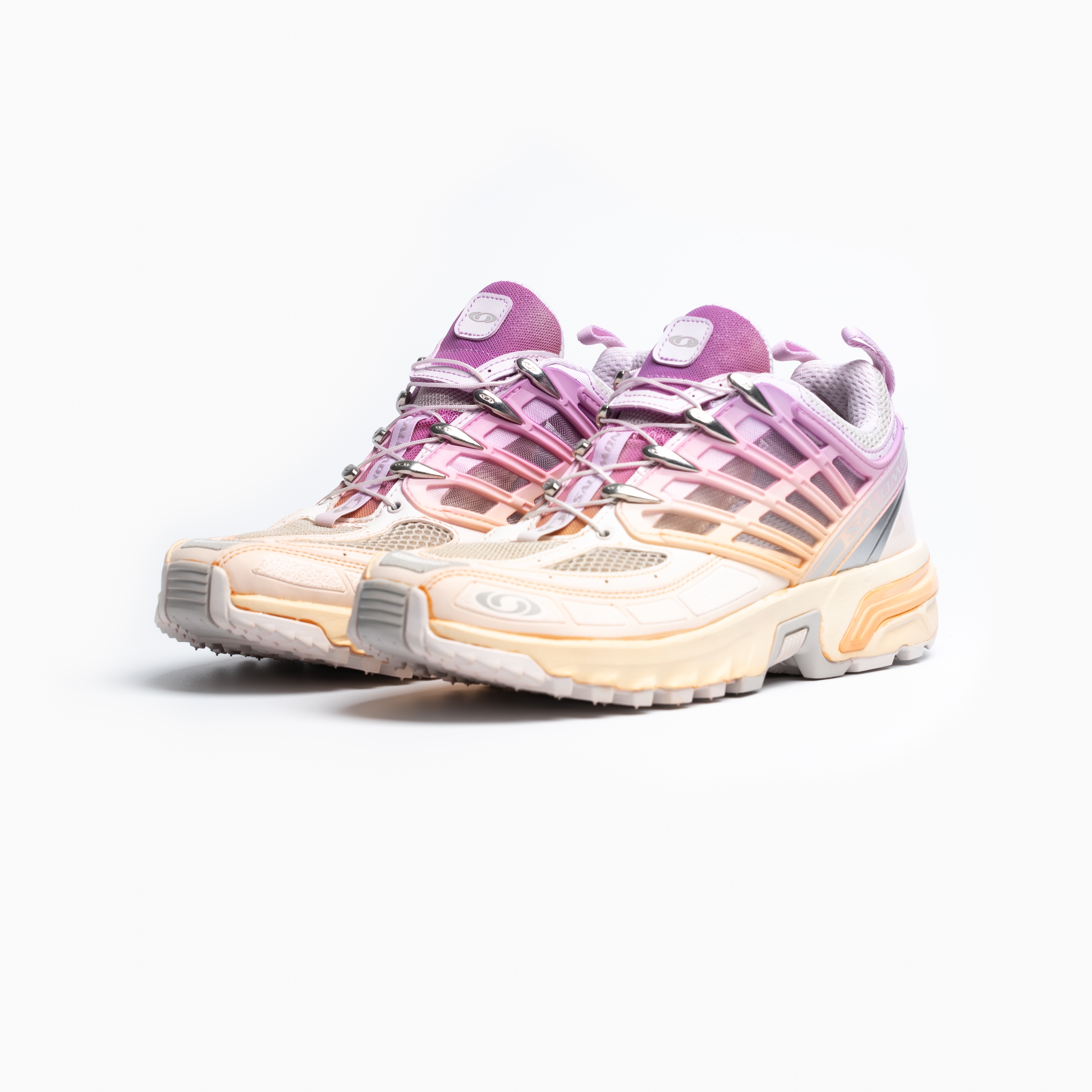 Salomon ACS Pro ADV Vanilla Lunar Rock 착용 스타일 - 5
