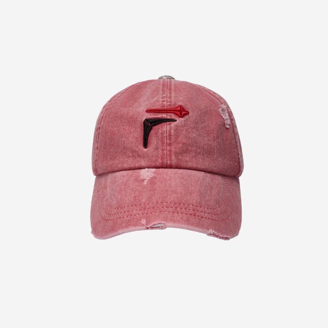 Thug Club x Fila F Logo Cap Poppy Red 상세 이미지 1