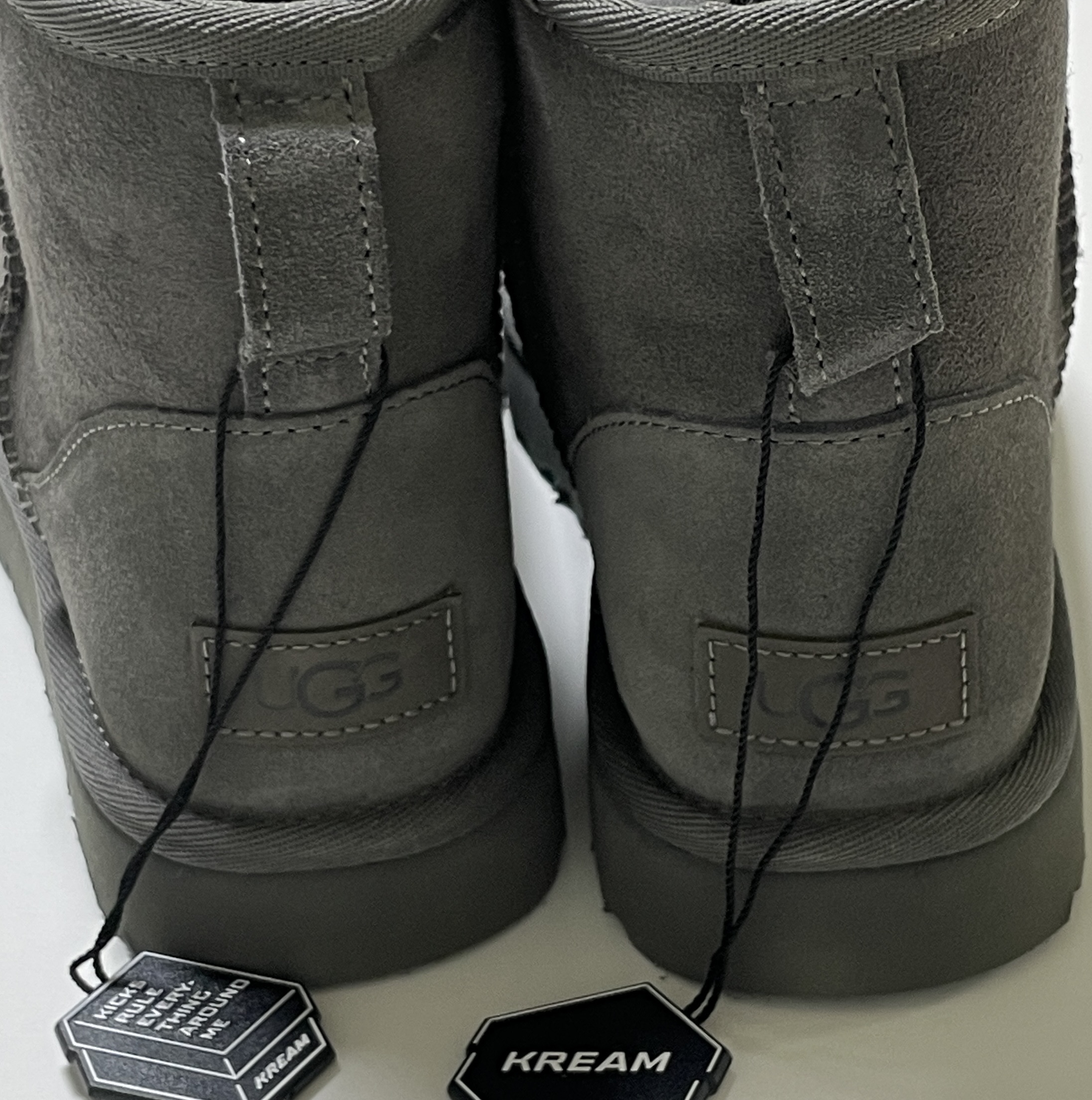 (W) UGG Classic Mini II Boots Grey 착용 스타일 - 2