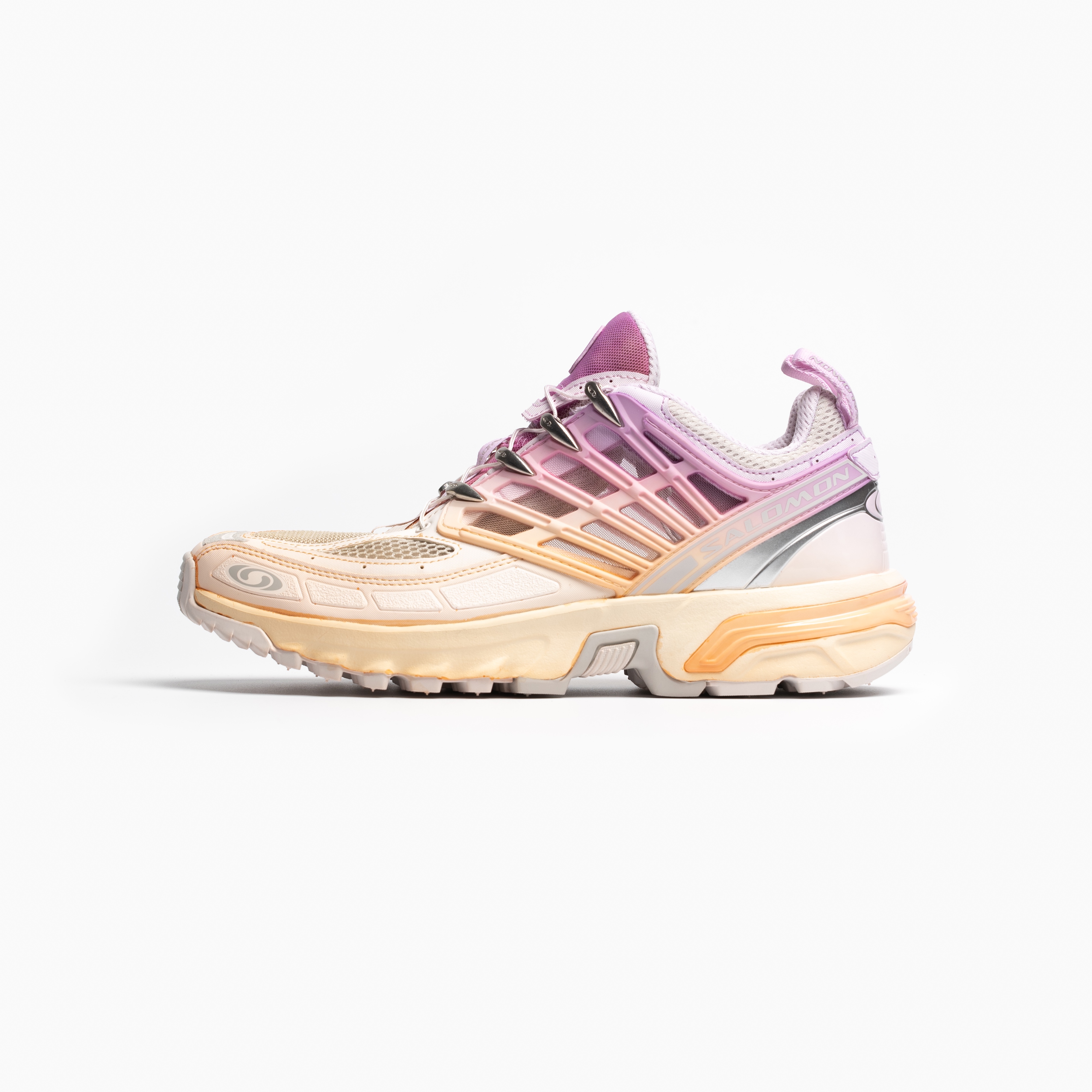 Salomon ACS Pro ADV Vanilla Lunar Rock 착용 스타일 - 1