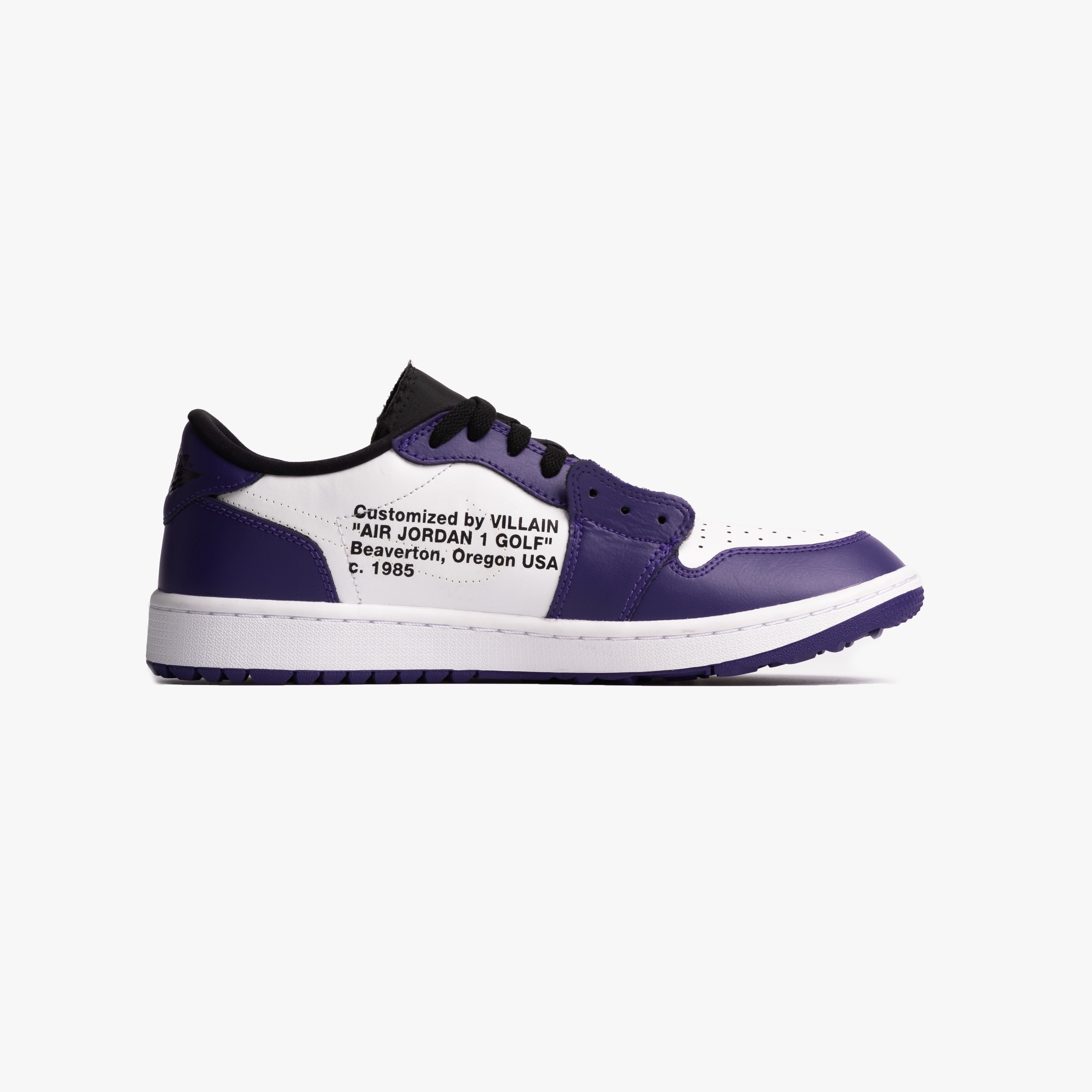 Jordan 1 Low Golf Court Purple 착용 스타일 - 3