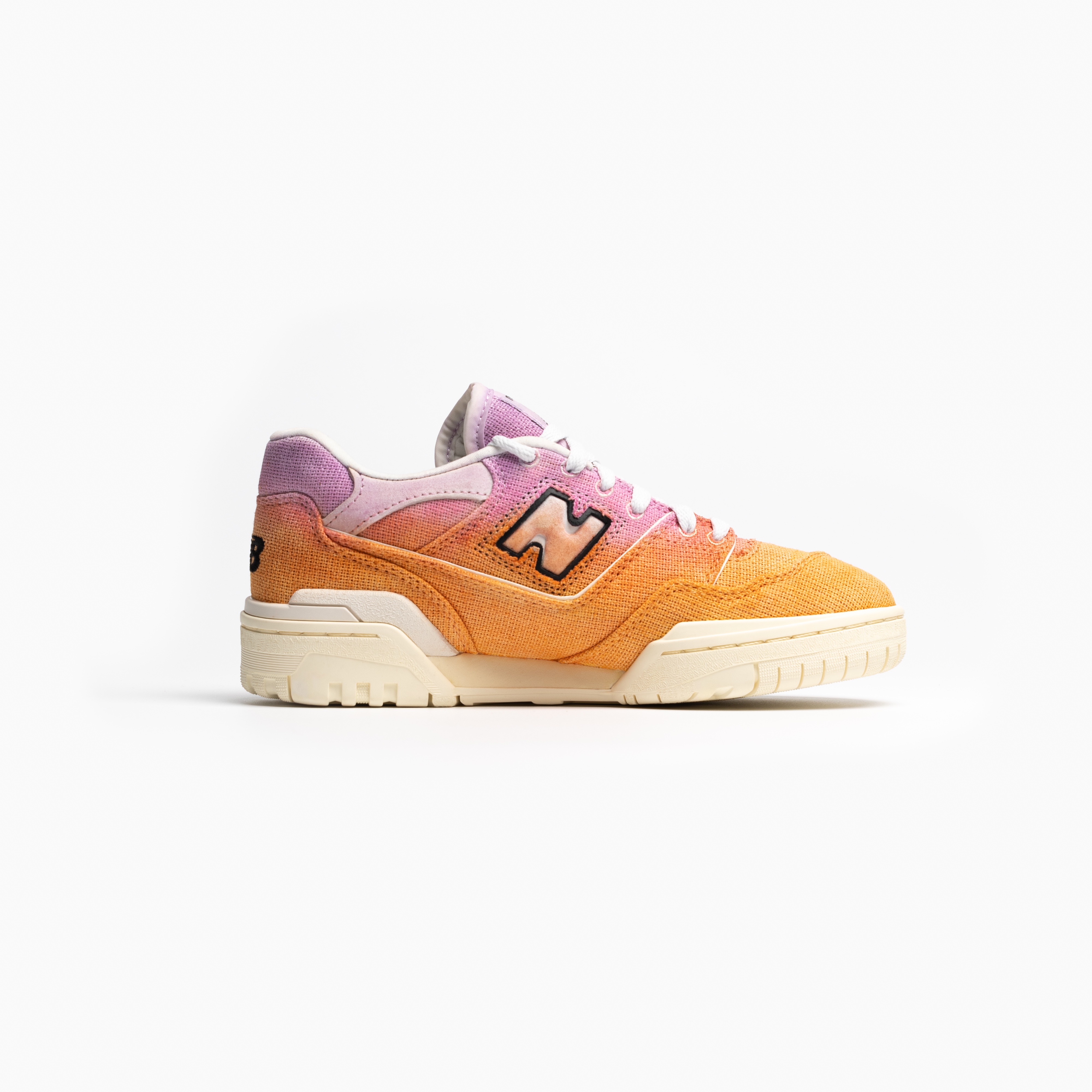 New Balance 550 White Grey - 2E Wide 착용 스타일 - 3
