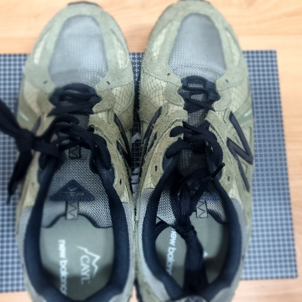 New Balance x Cayl ML610TCL Covert Green 착용 스타일 - 2
