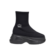 (W) Mischief Rhombus Winter Boots Black